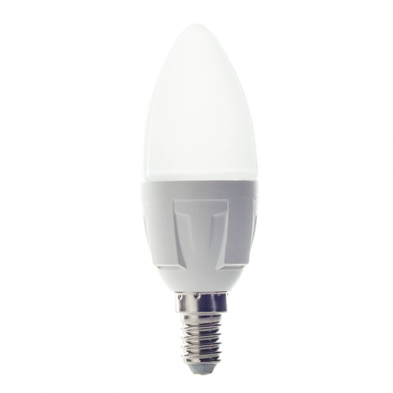 LINDBY E14 4,9W 830 LED-Lampe in Kerzenform warmweiß