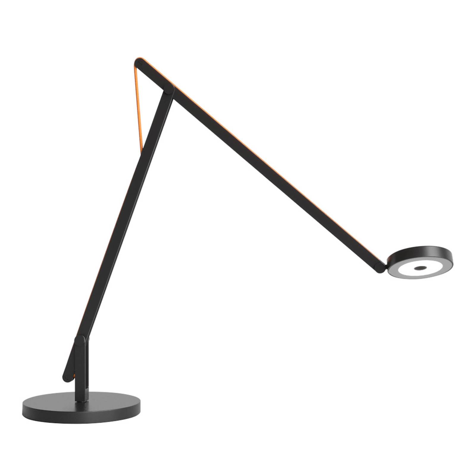 Rotaliana String T1 LED-Tischlampe schwarz, orange