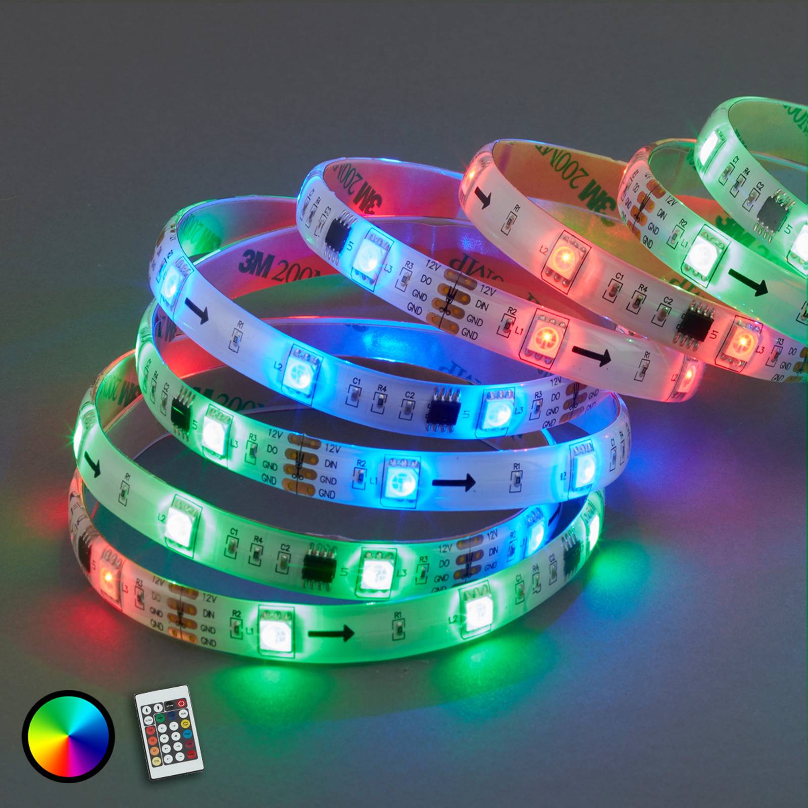 Briloner Mit 164 Lichtfunktionen - 500 cm RGB-LED-Strip Mo