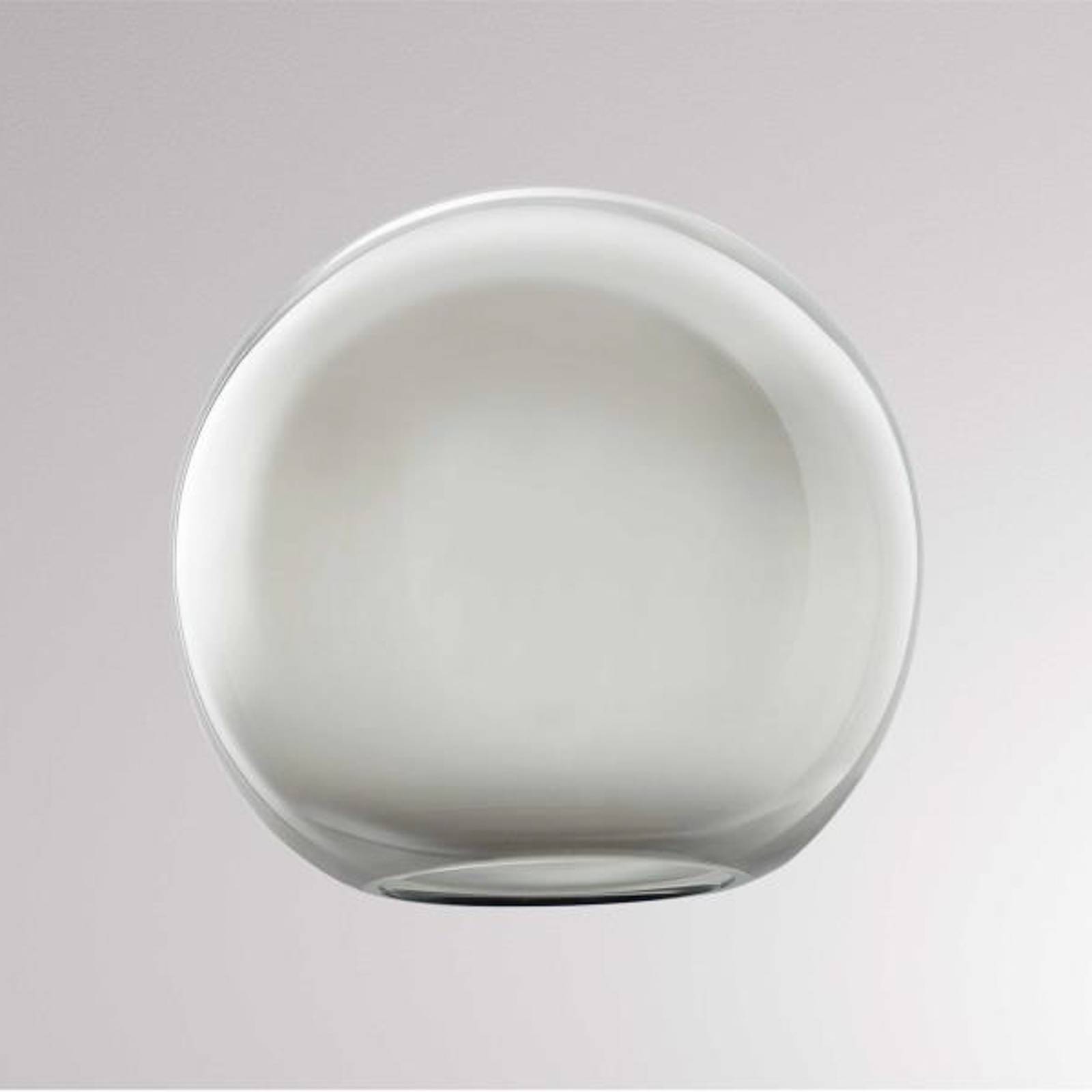 Molto Luce Lampenschirm Loon Ball Mini, Ø 18 cm, rauchgrau, Glas