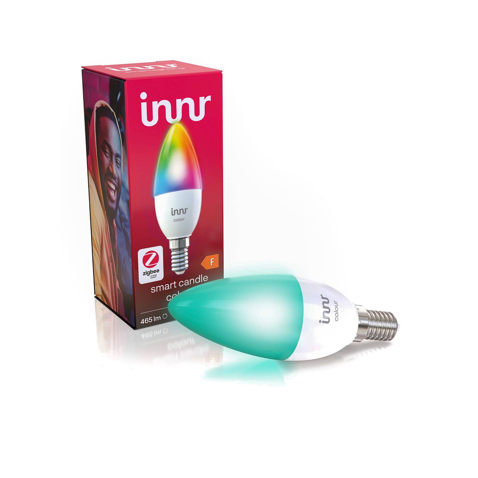 Innr Lighting Innr LED-Lampe Smart Candle Colour E14 4,9W RGBW