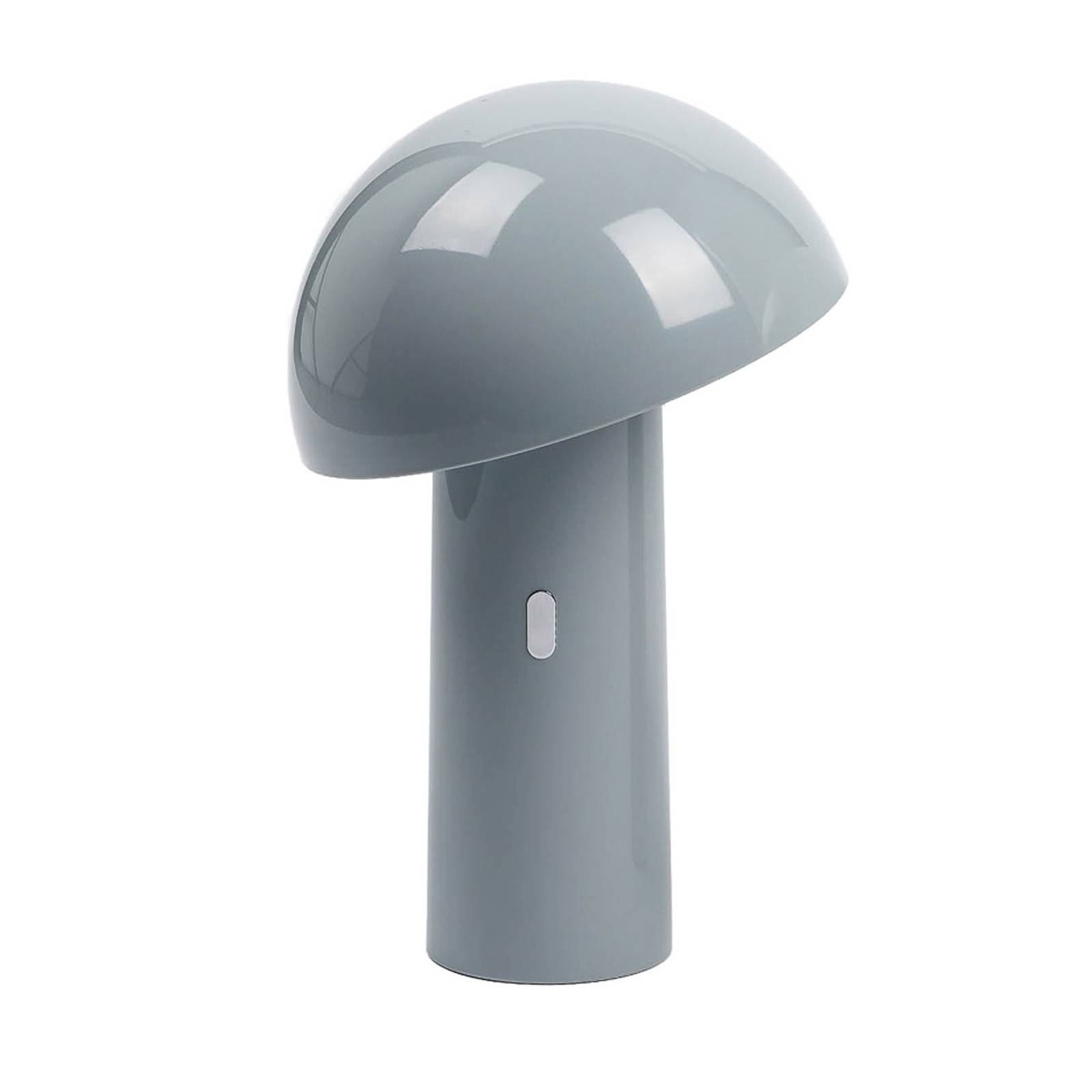 Aluminor Capsule LED-Tischlampe, mobil, grau
