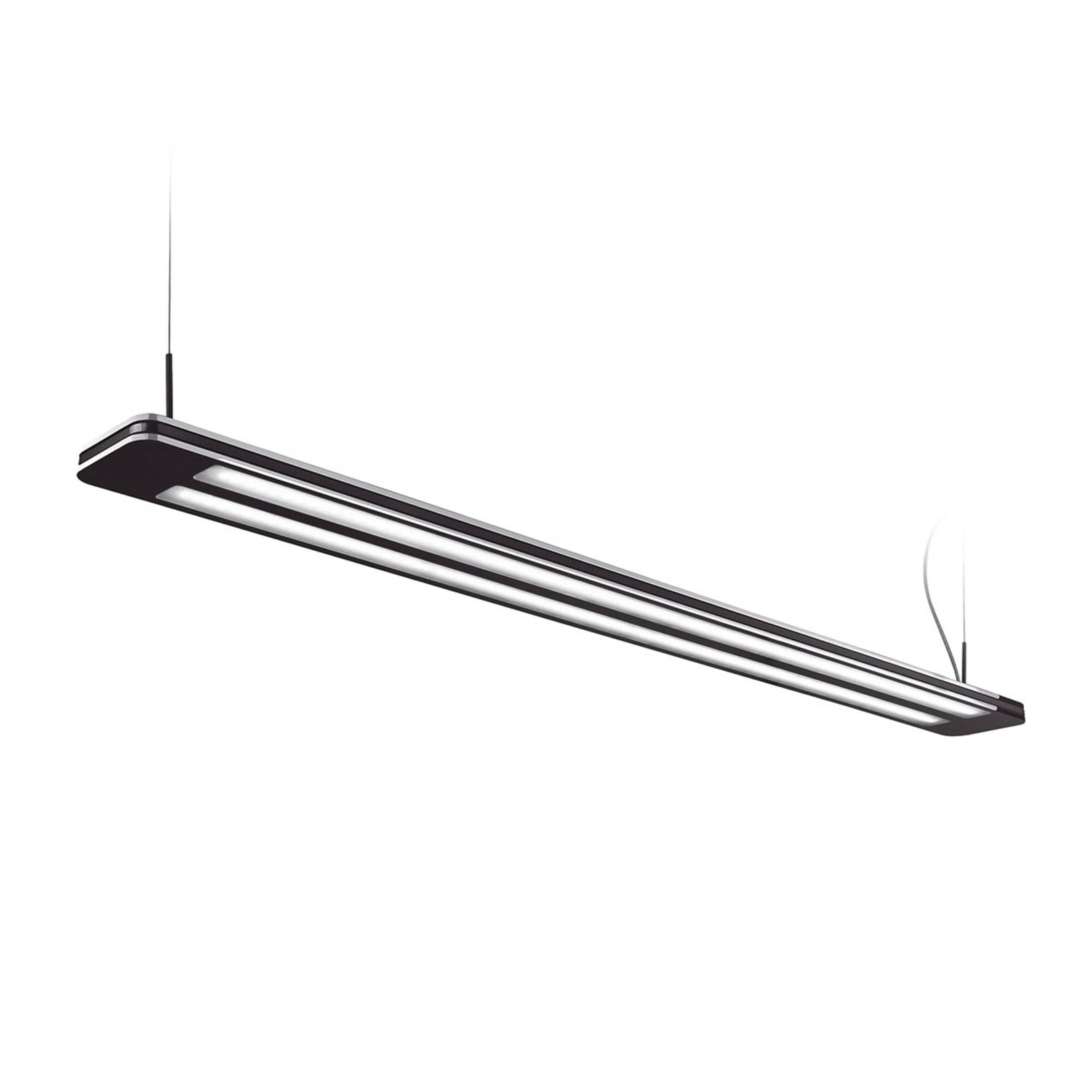 LTS LED-Pendelleuchte Trentino II, 83 W, schwarz