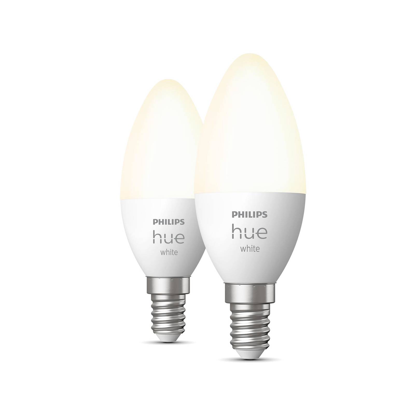 Philips Hue White 5,5W E14 LED-Kerzenlampe 2er-Set