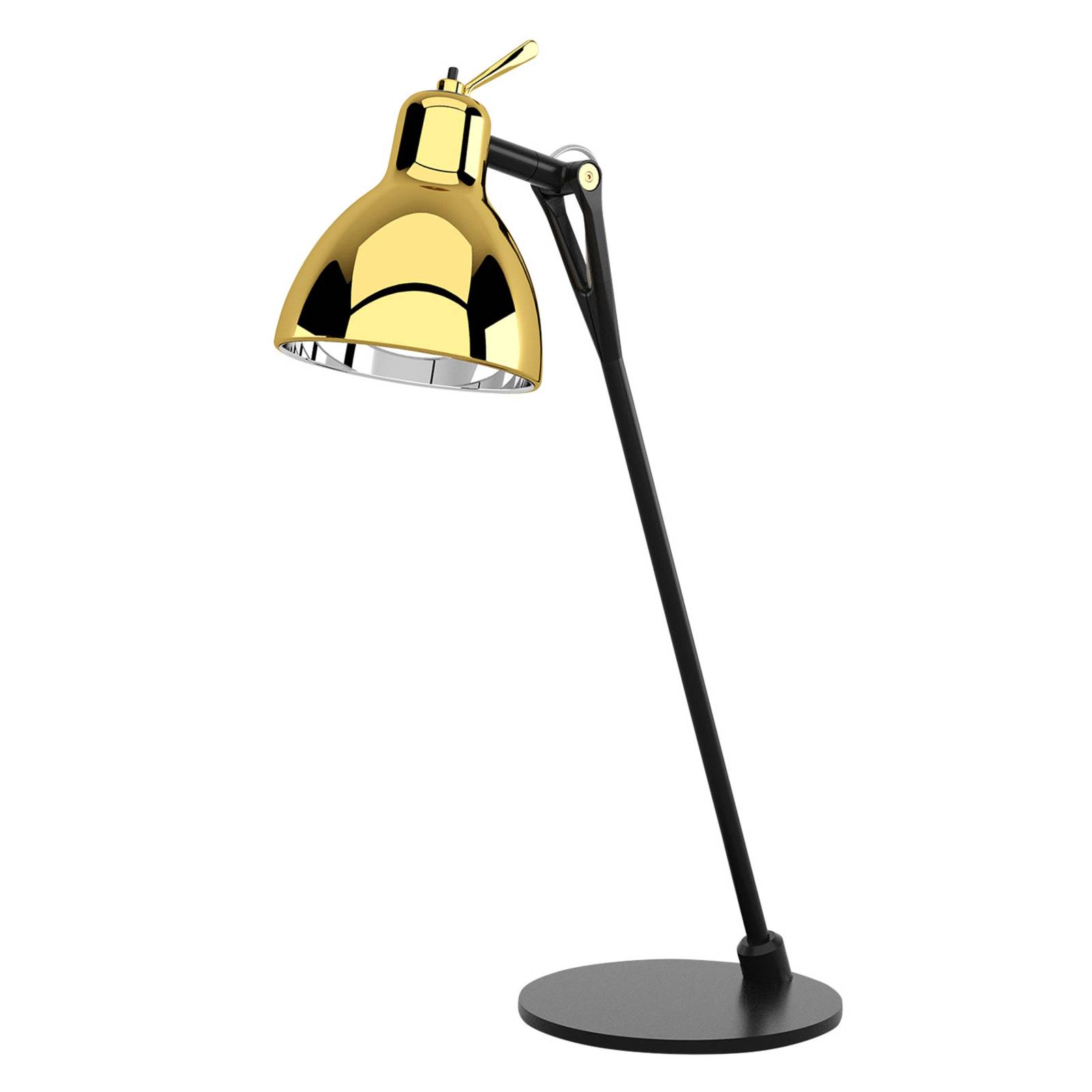 Rotaliana Luxy T0 Glam Tischlampe schwarz/gold