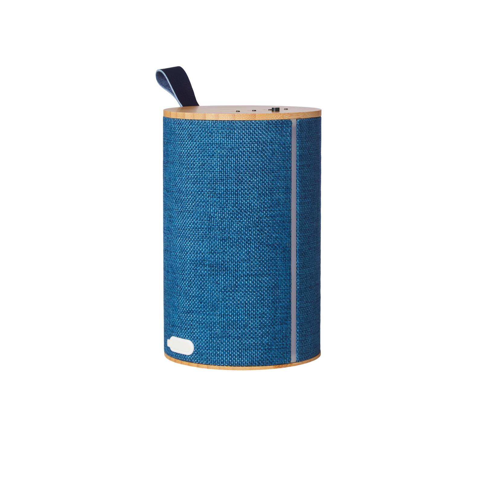 LOOM DESIGN Silo 2 Dekoleuchte, BT-Speaker, blau