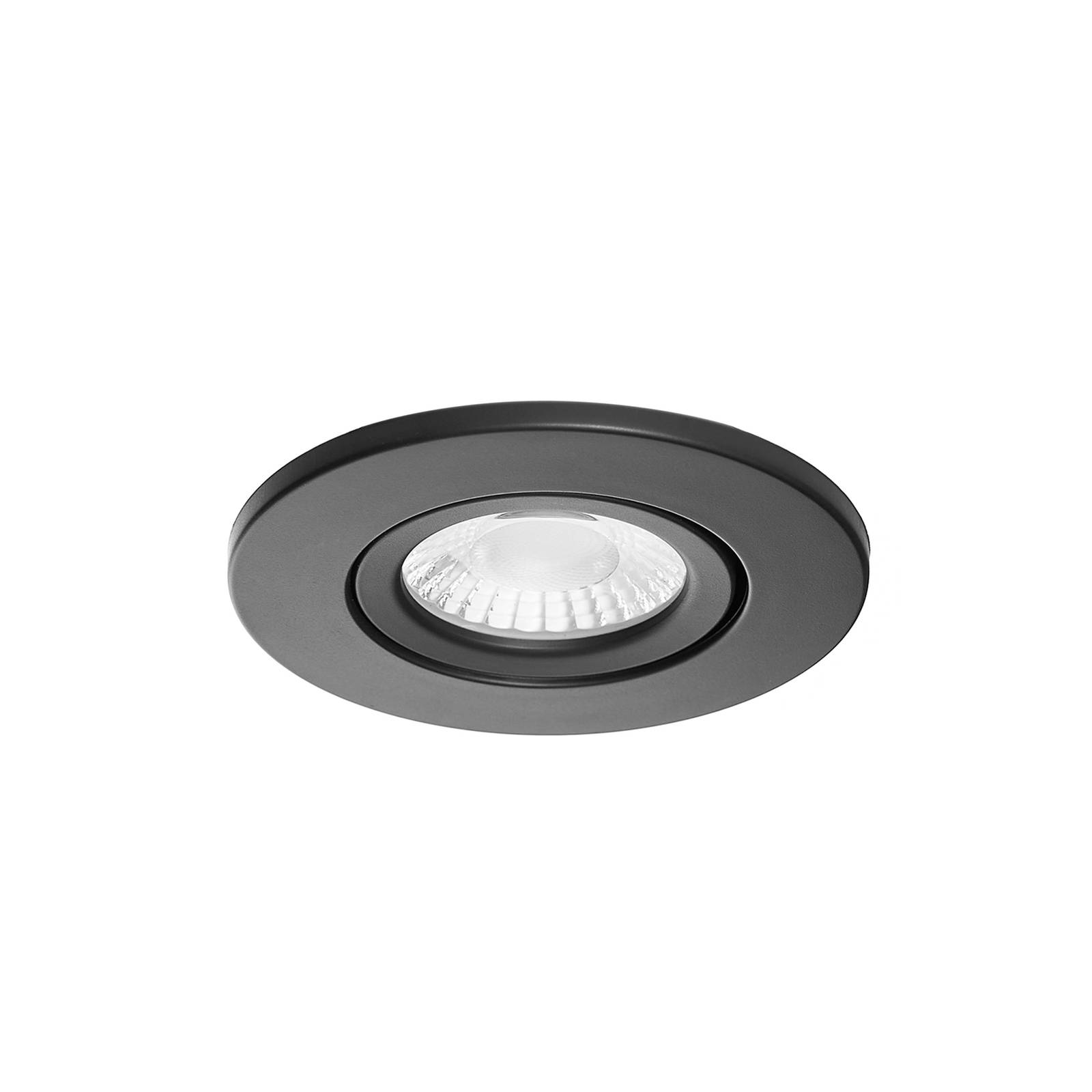 Arcchio Elmon LED-Einbauleuchte, IP65, schwarz
