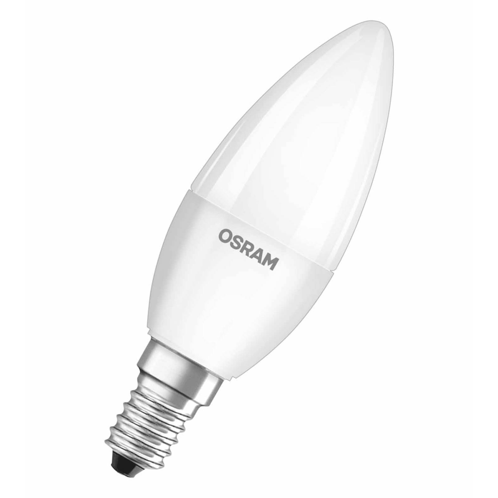 Osram LED-Kerzenlampe E14 4,9W 827 3er Set, matt