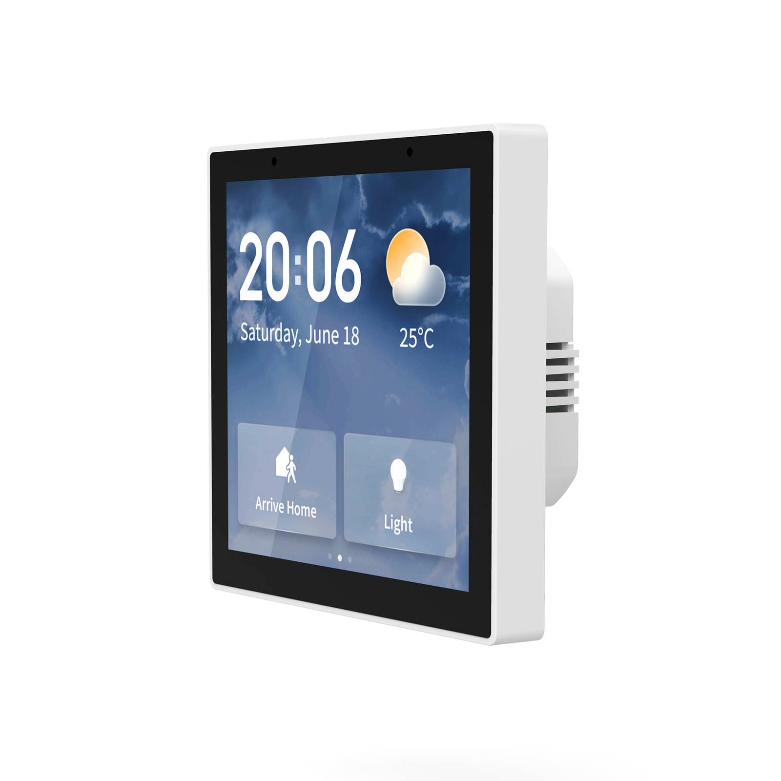 Hama Smart-Home-Zentrale, Wanddisplay mit Touchscreen
