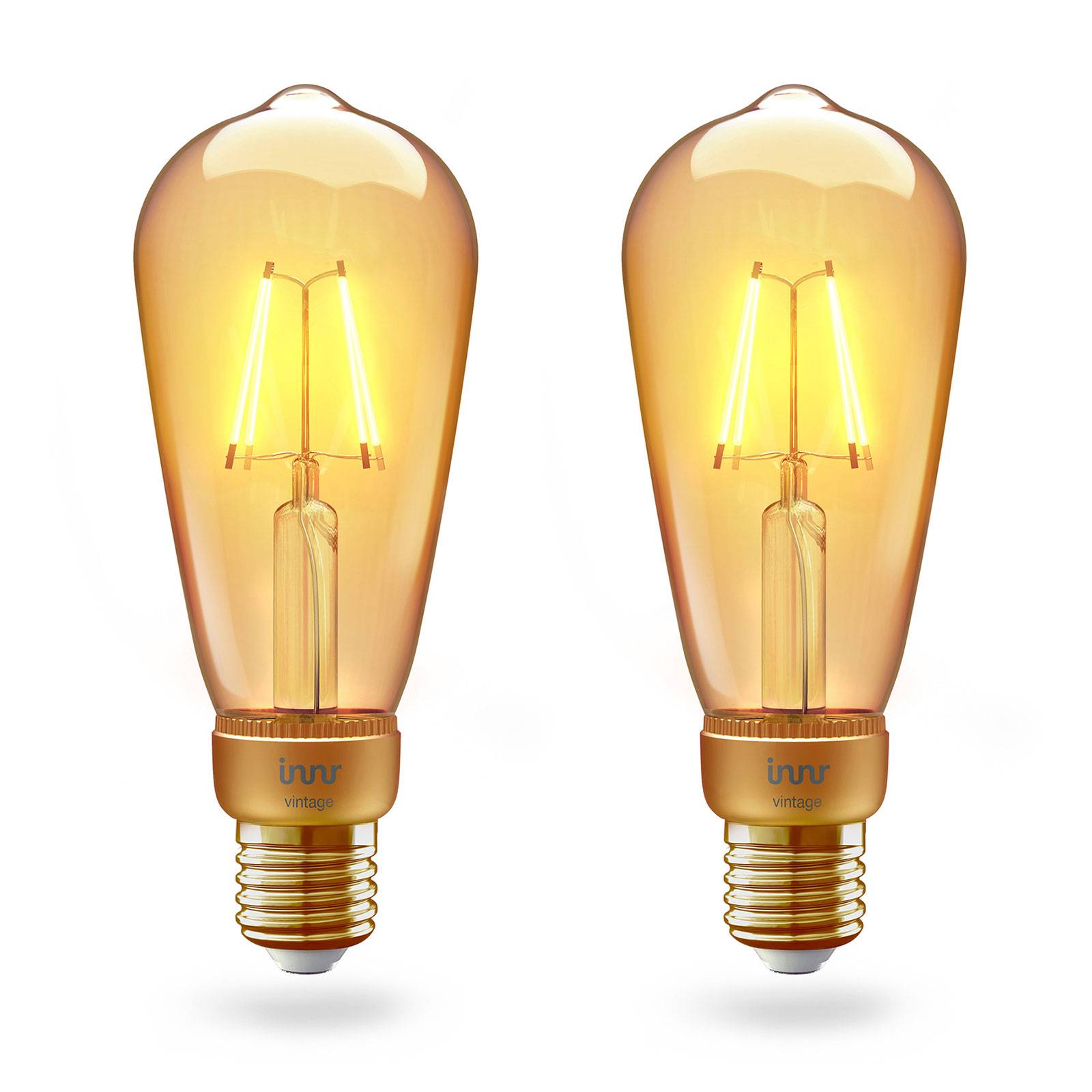 Innr Lighting Innr LED-Lampe E27 Filament Edison 2.200K 4,2W 2er