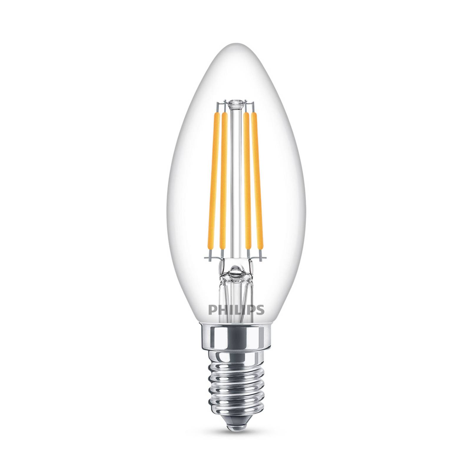 Philips Classic LED-Lampe E14 B35 6,5W klar 4.000K