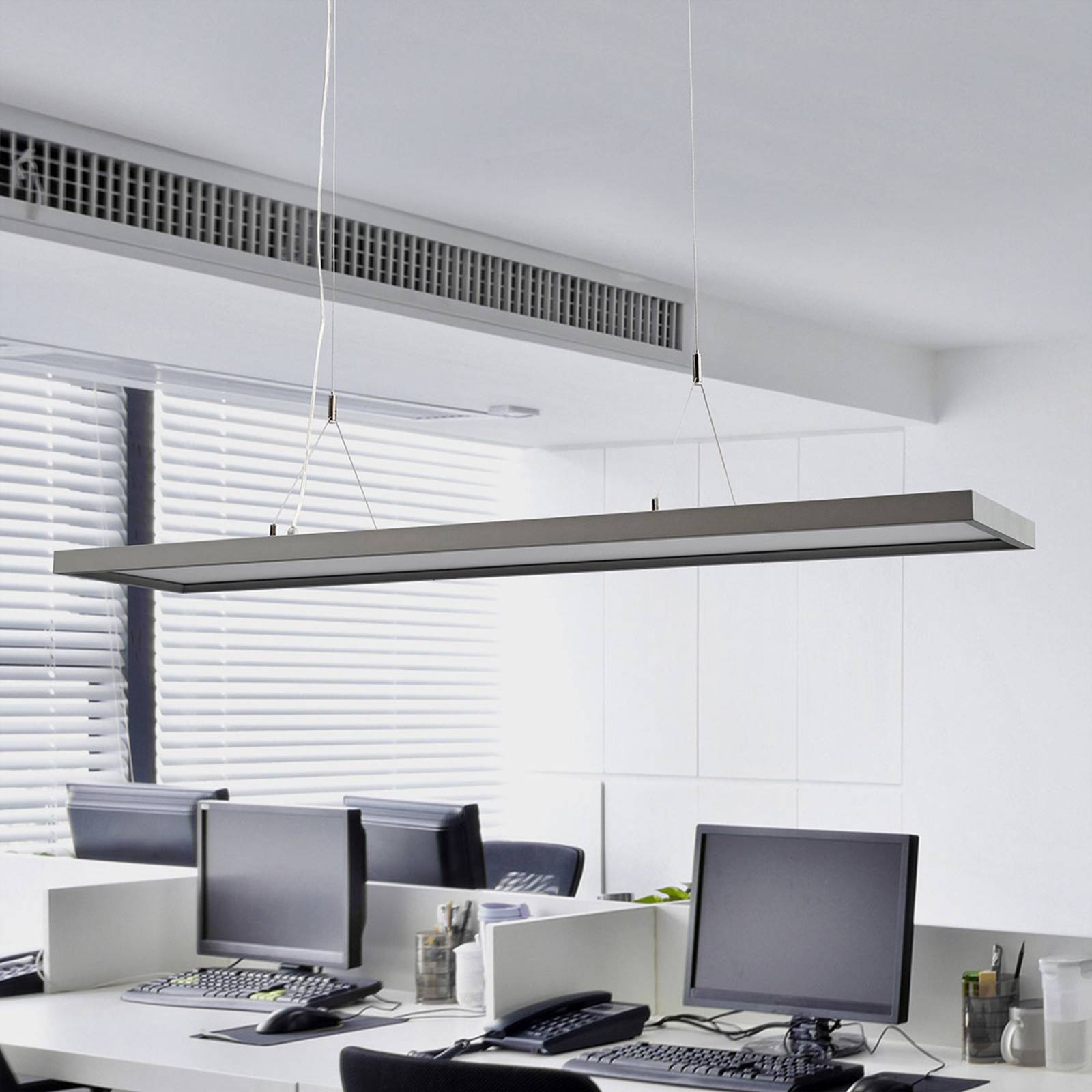 Arcchio Dimmbare LED-Office-Hängeleuchte Divia