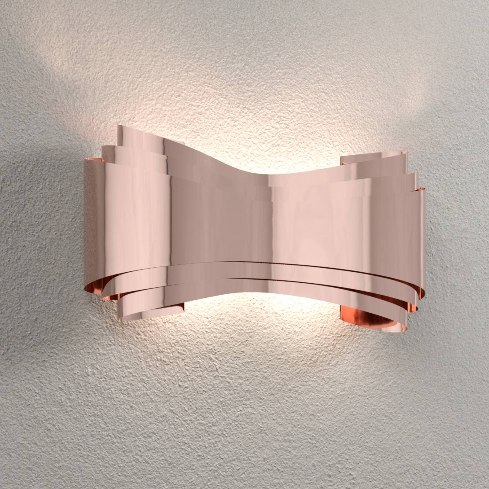 Selène Ionica - kupferfarbene LED-Designer-Wandleuchte