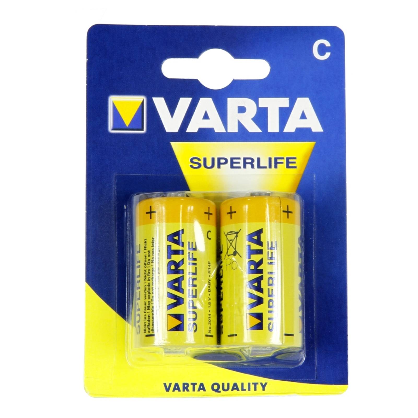 Varta Baby Superlife 2014 ZK Batterien 2-er Blister