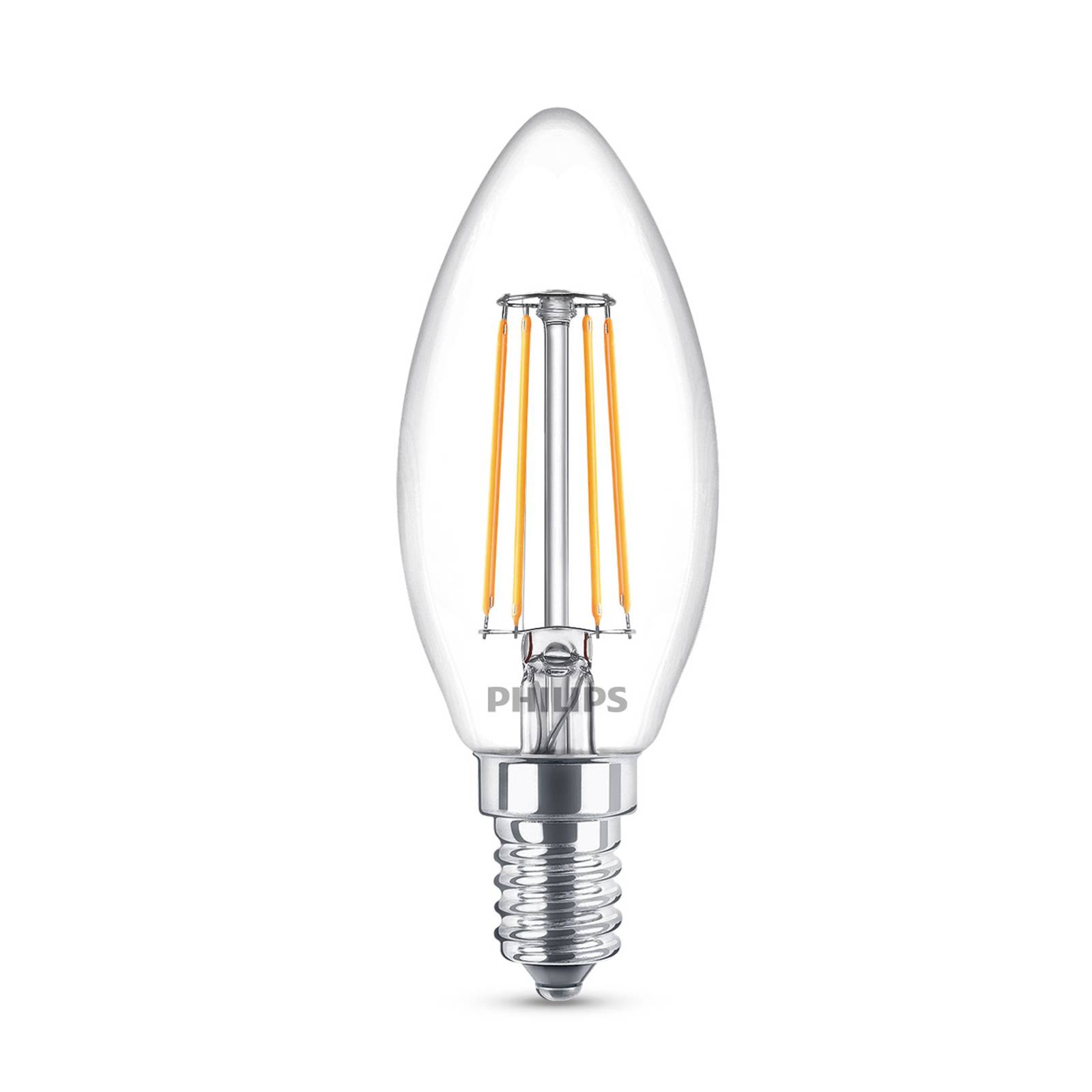 Philips Classic LED-Lampe E14 B35 4,3W klar 4.000K