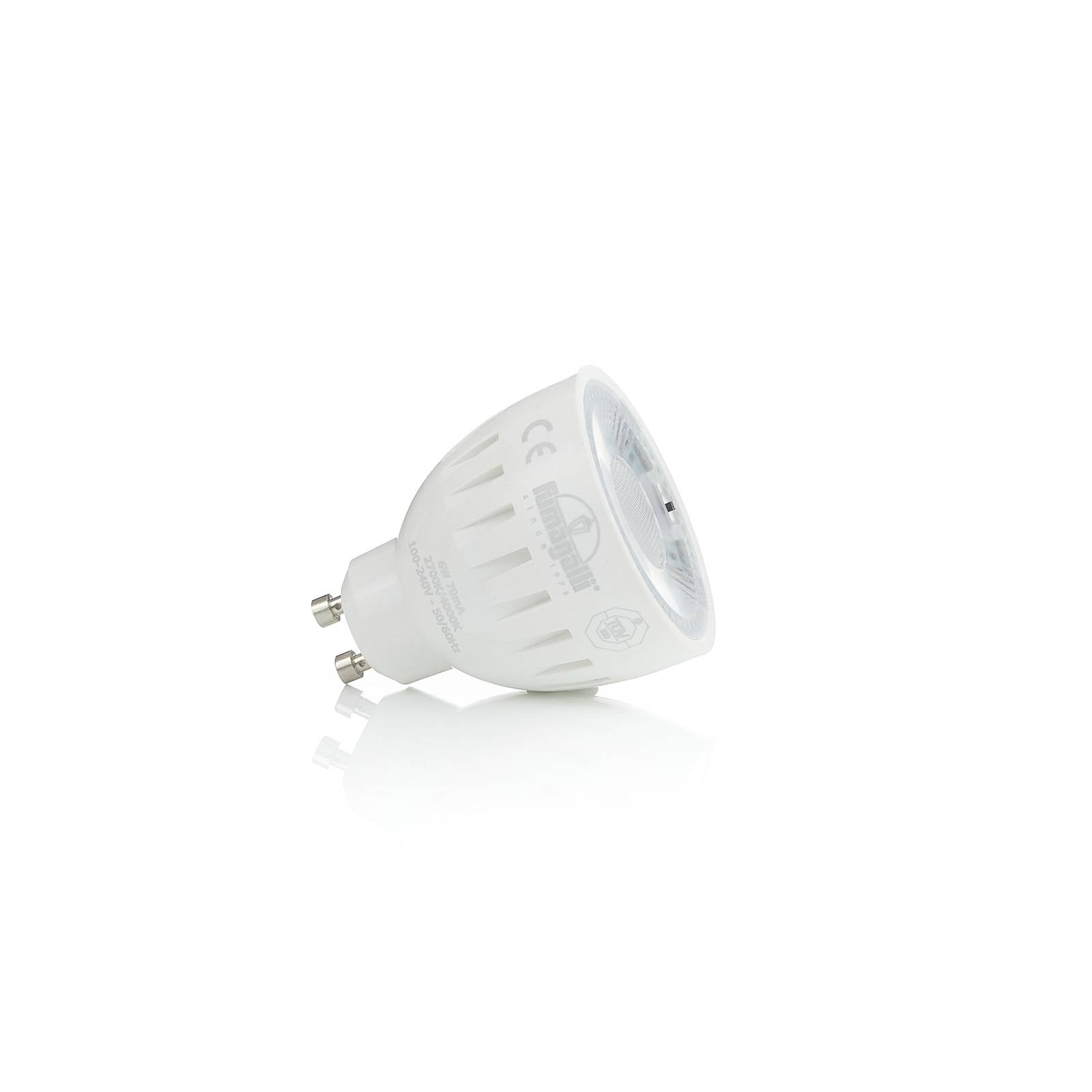 Fumagalli LED-Reflektor GU10, CCT, 6 W, 615 lm