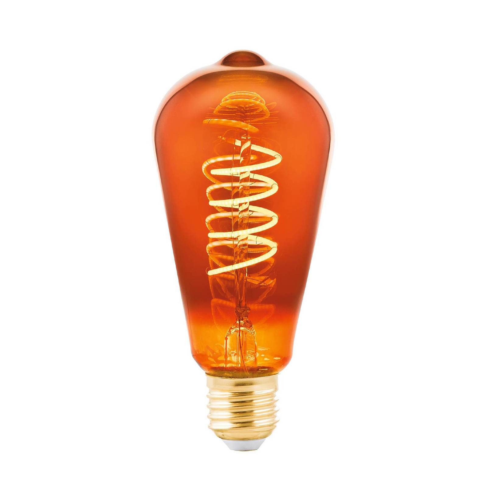 EGLO LED-Lampe ST64 E27 4W 2.000K Filament kupfer