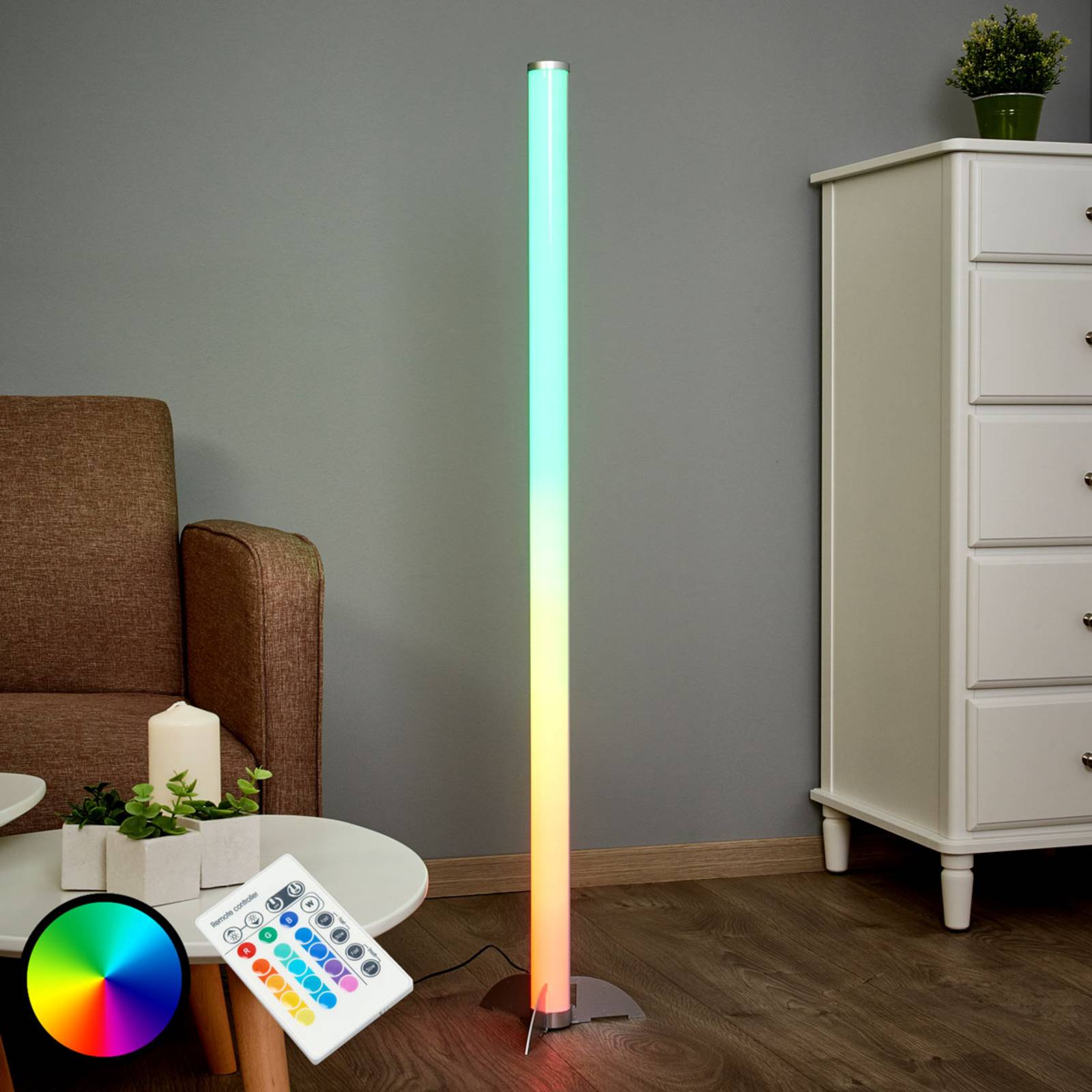 Globo Effektvolle LED-Stehleuchte Ilani RGB