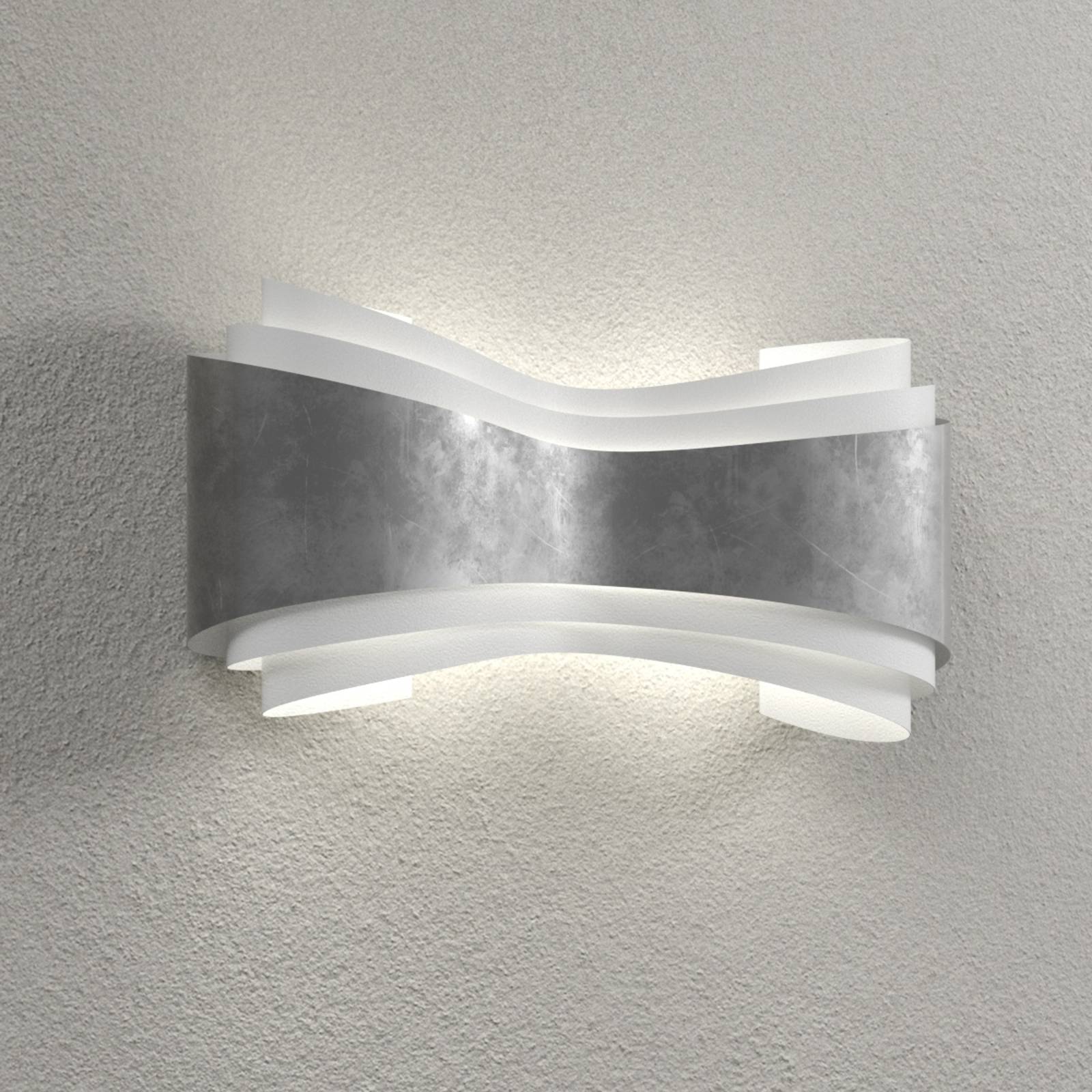 Selène Ionica - LED-Wandlampe mit Blattsilber