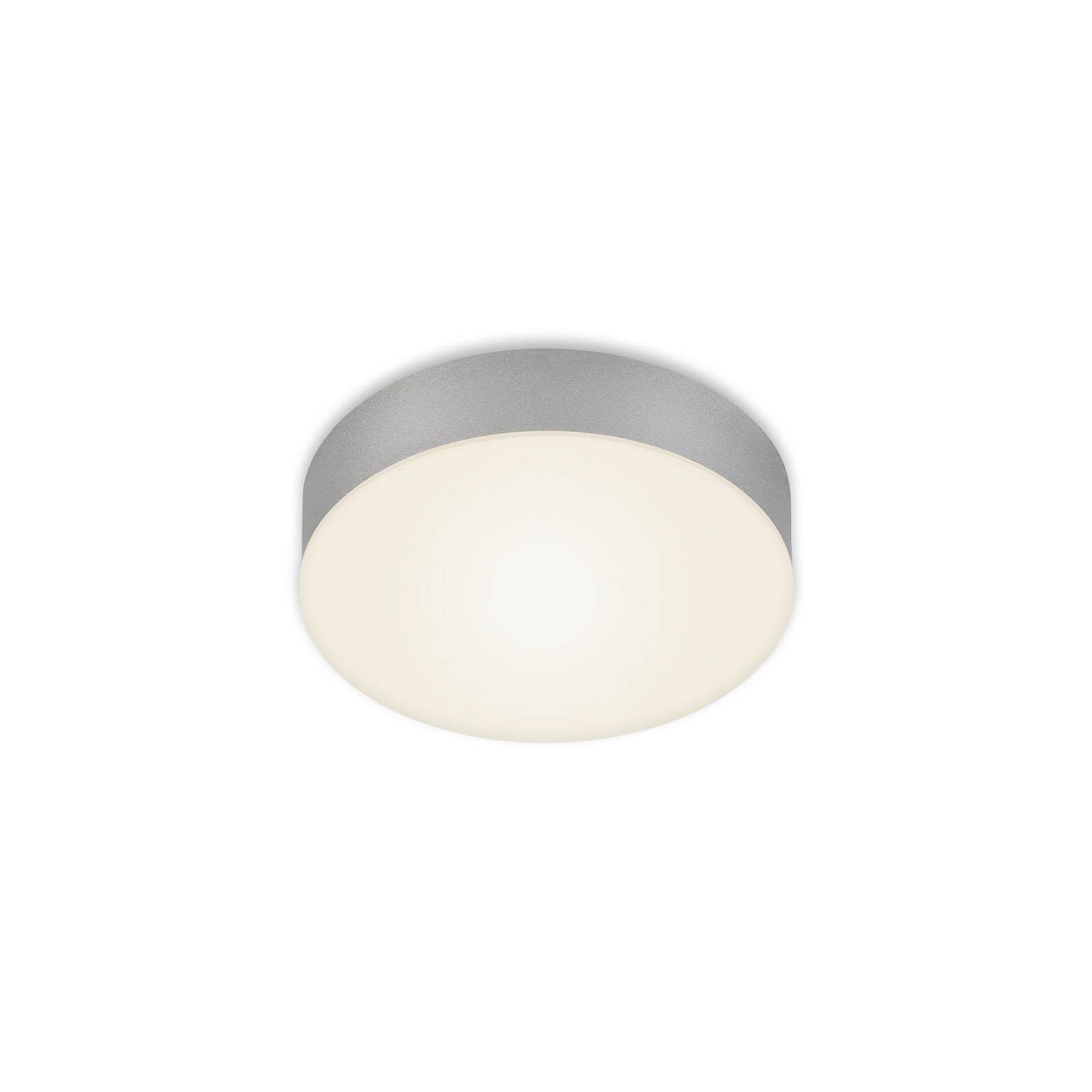 Briloner LED-Deckenleuchte Flame, Ø 15,7 cm, silber