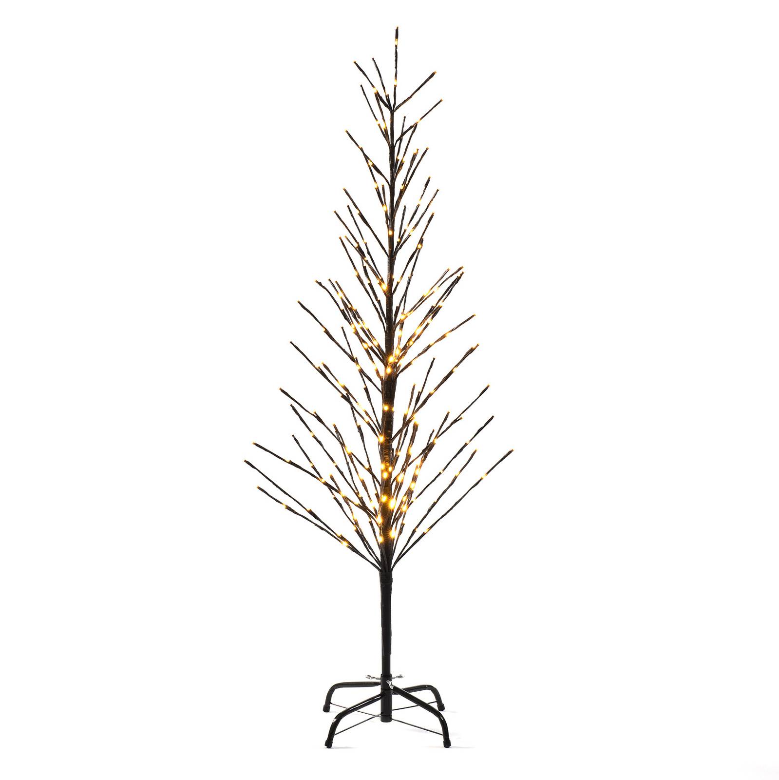 Konstsmide Christmas LED-Lichterbaum, schwarz, 150 cm