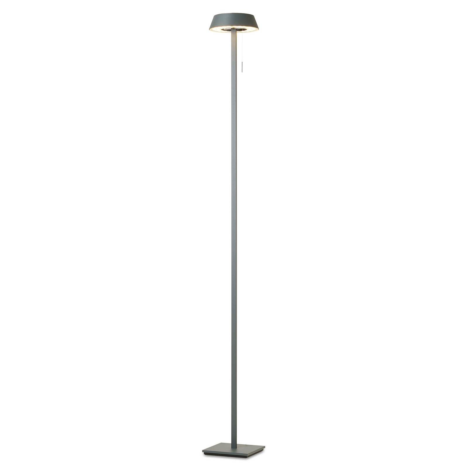OLIGO Glance LED-Stehlampe grau matt