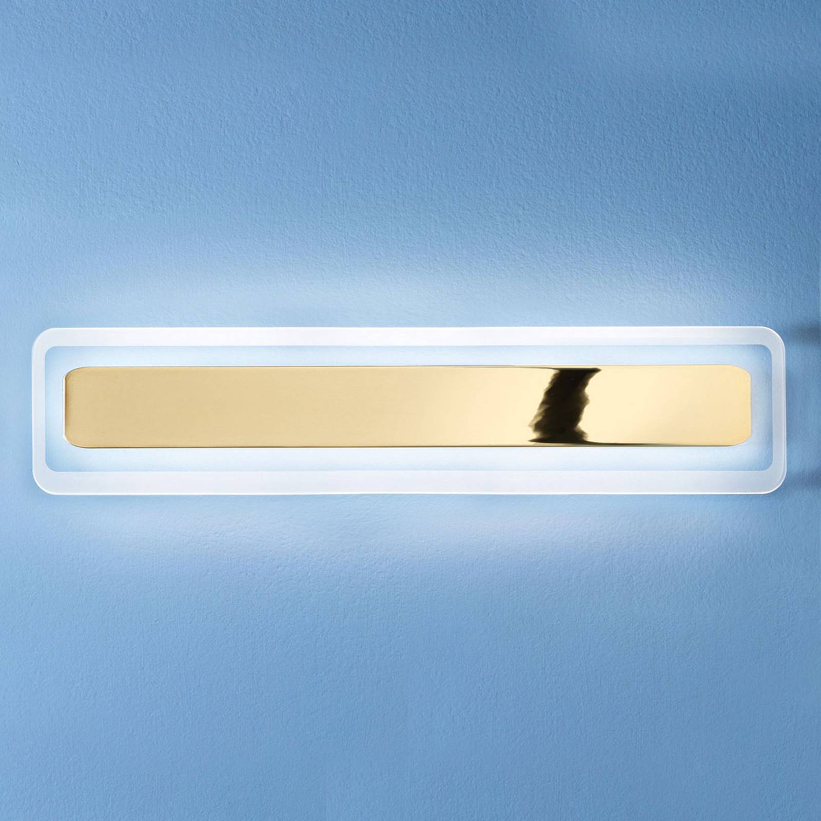 Linea Light LED-Wandleuchte Antille gold 61,4 cm