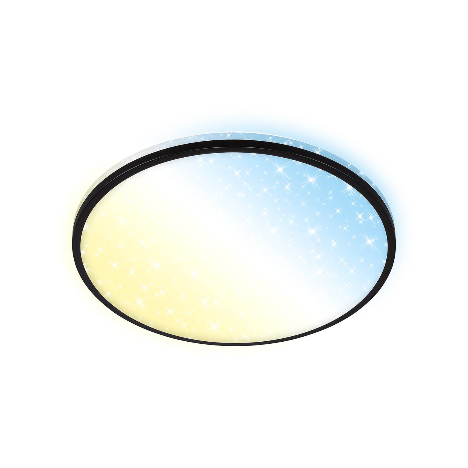 Briloner LED-Deckenleuchte Ivy Sky S, Sternendekor, Ø 49 cm