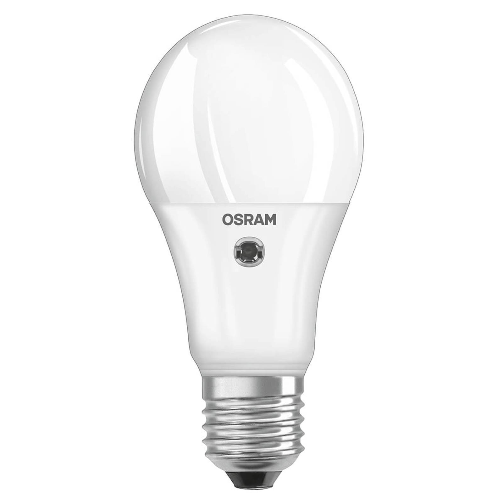 Osram LED-Lampe E27 10W 2.700K mit Tageslichtsensor