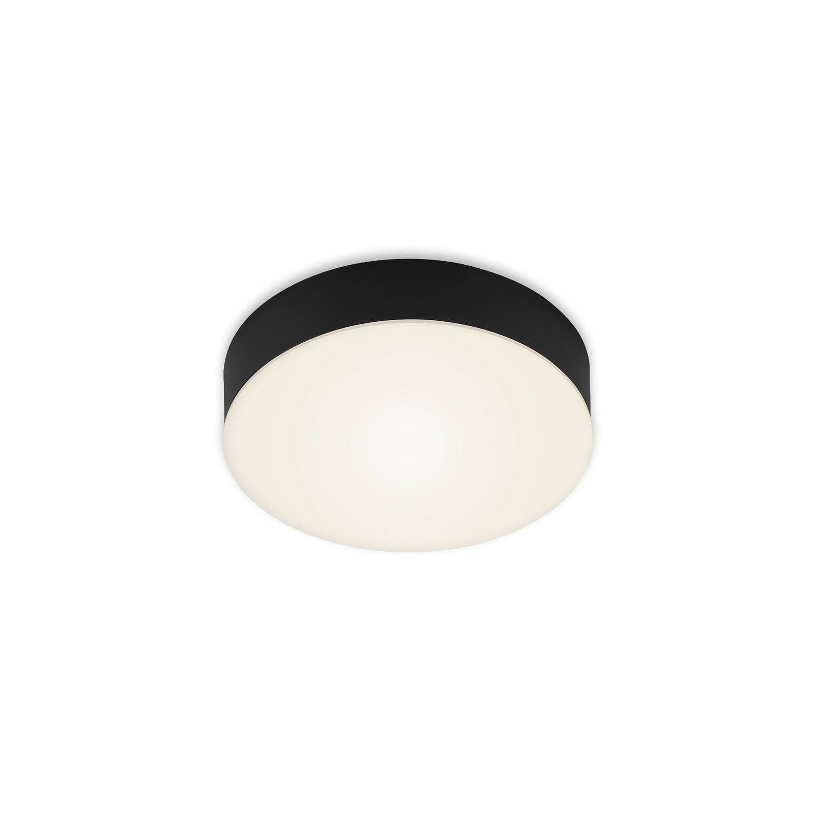 Briloner LED-Deckenleuchte Flame, Ø 15,7 cm, schwarz