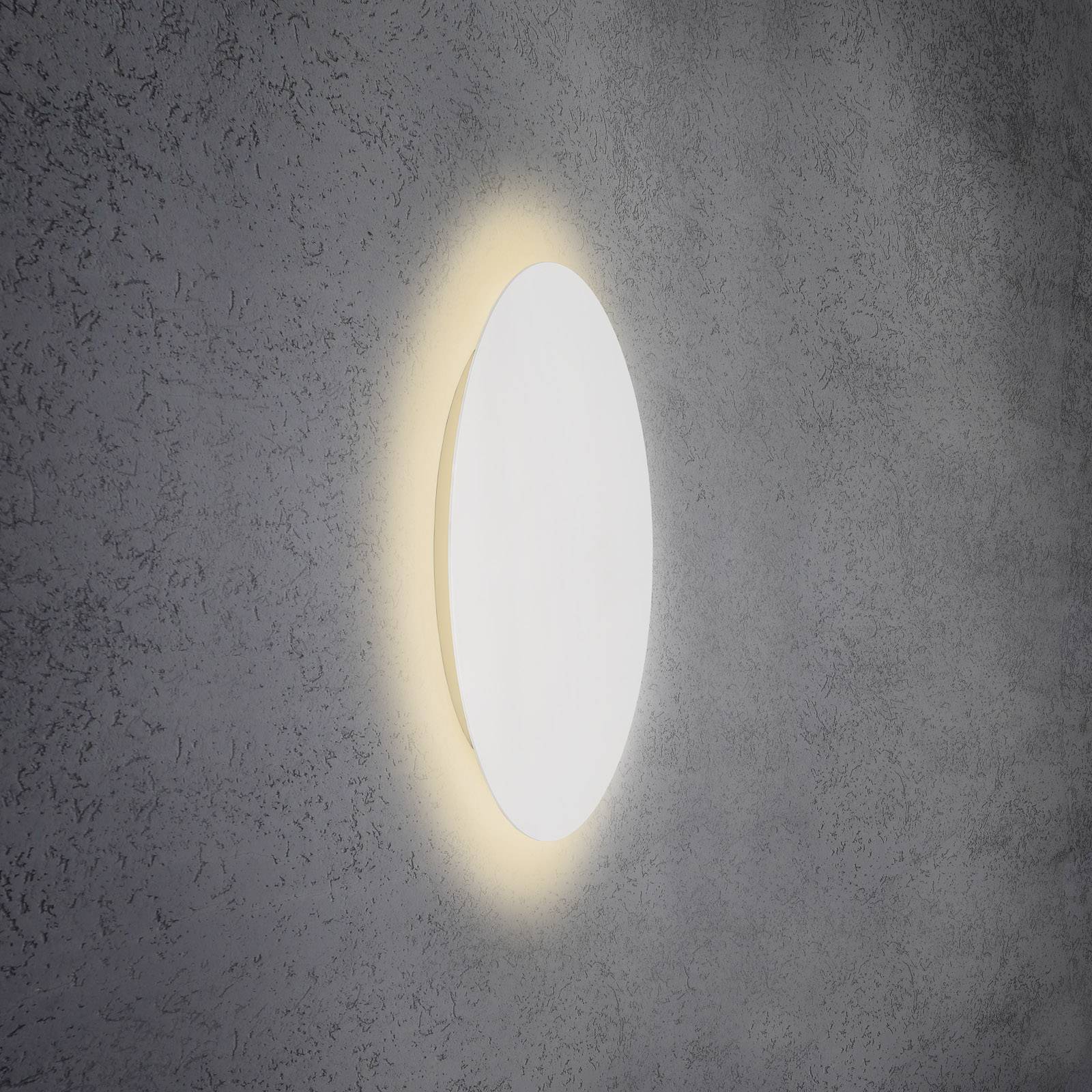 Escale Blade LED-Wandleuchte, weiß matt, Ø 59 cm