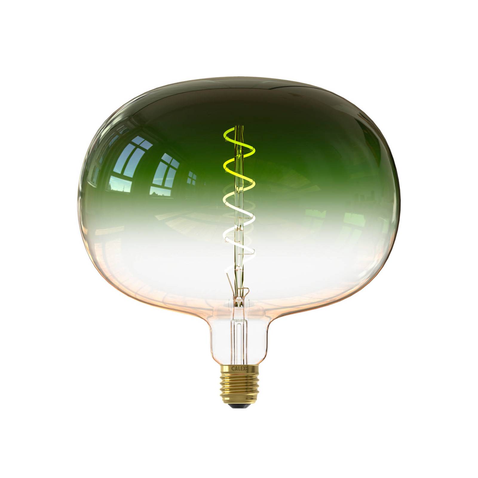 Calex Boden LED-Globe E27 5W Filament dimmbar grün