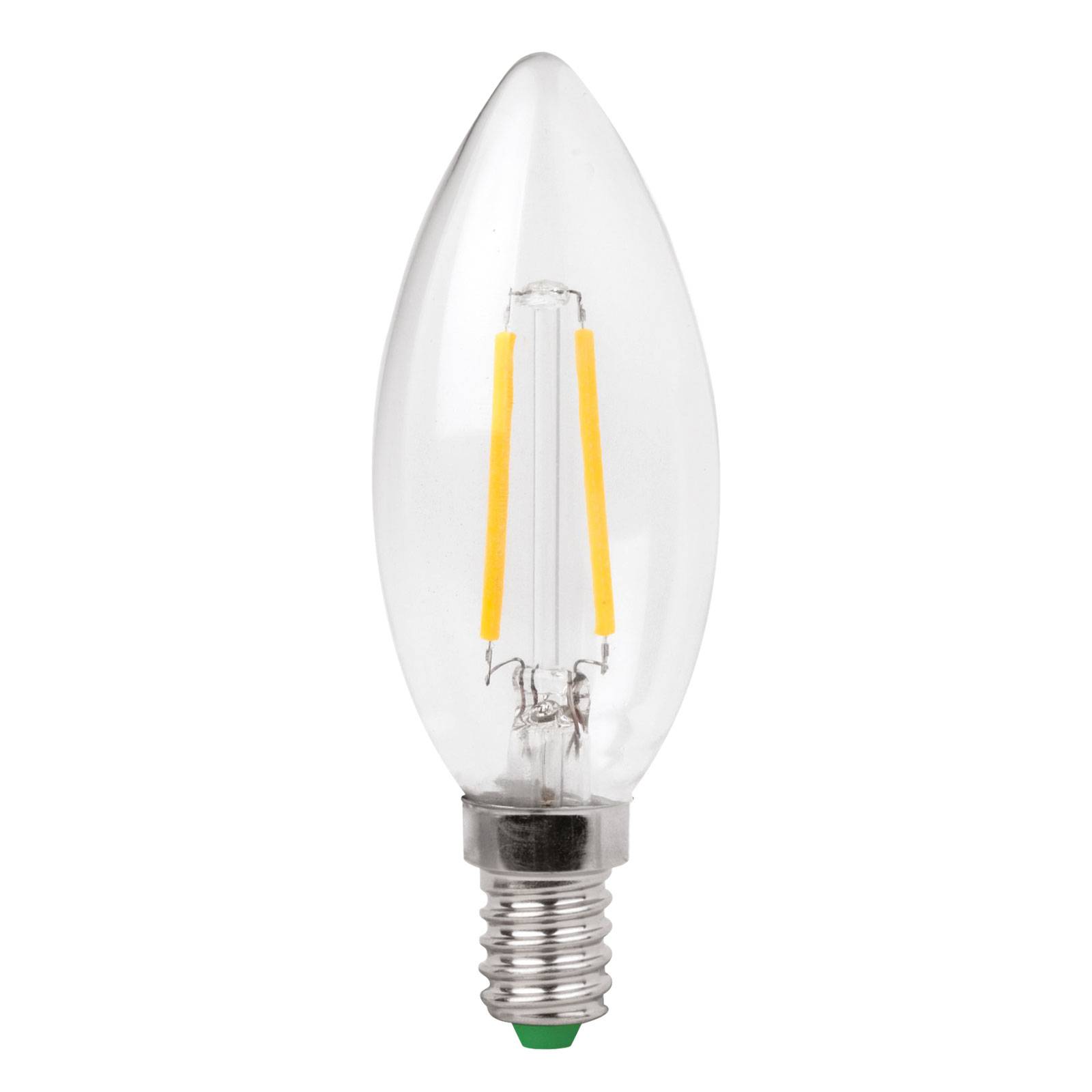 Megaman LED-Kerzenlampe E14 3W Filament klar, warmweiß