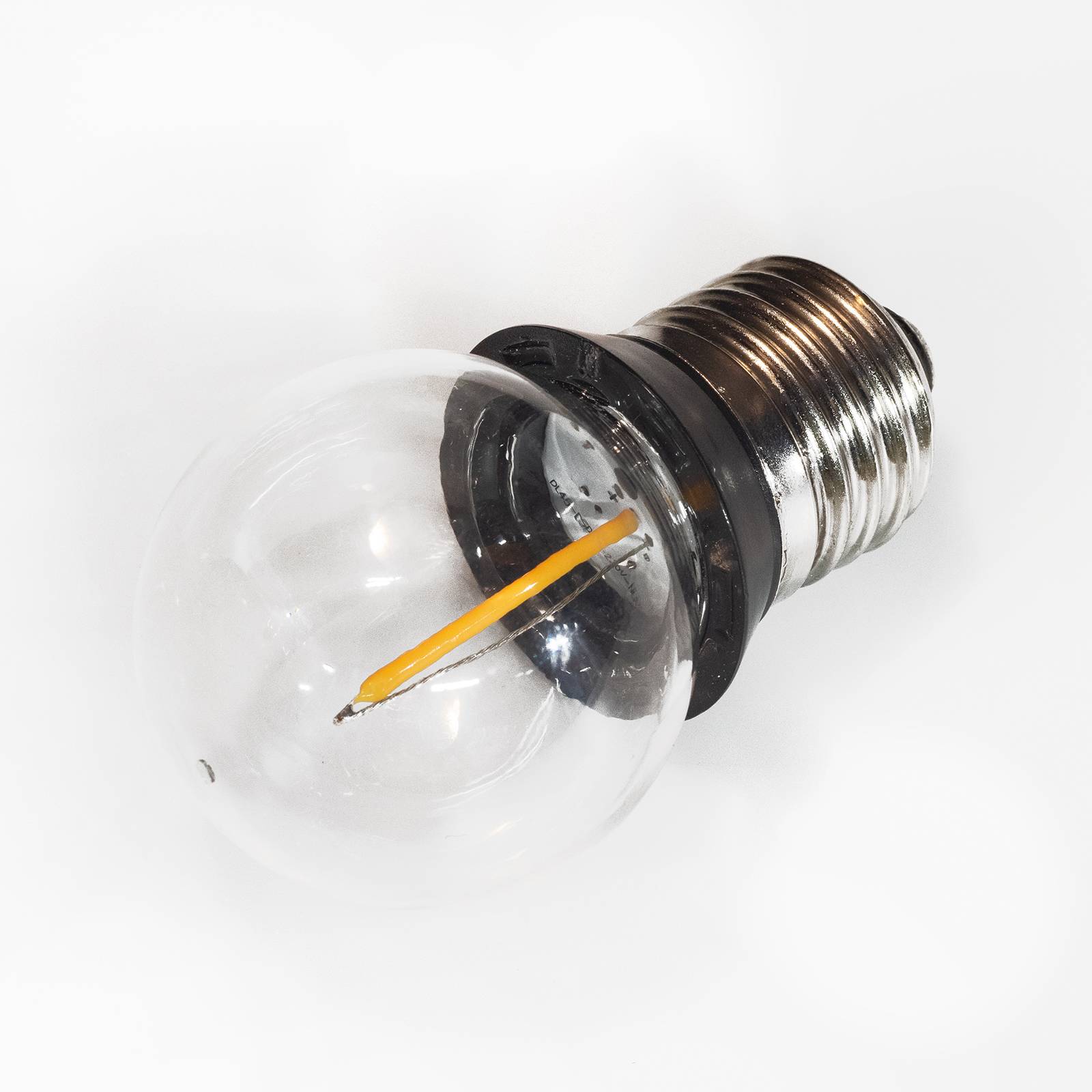 Rotpfeil E27 0,9W COB-LED Tropfenlampe mit Dichtring