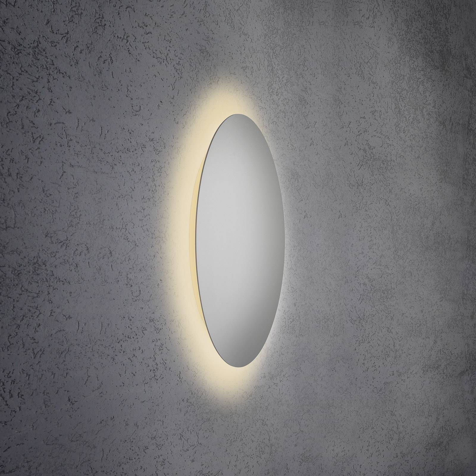 Escale Blade LED-Wandleuchte, silber matt, Ø 59 cm