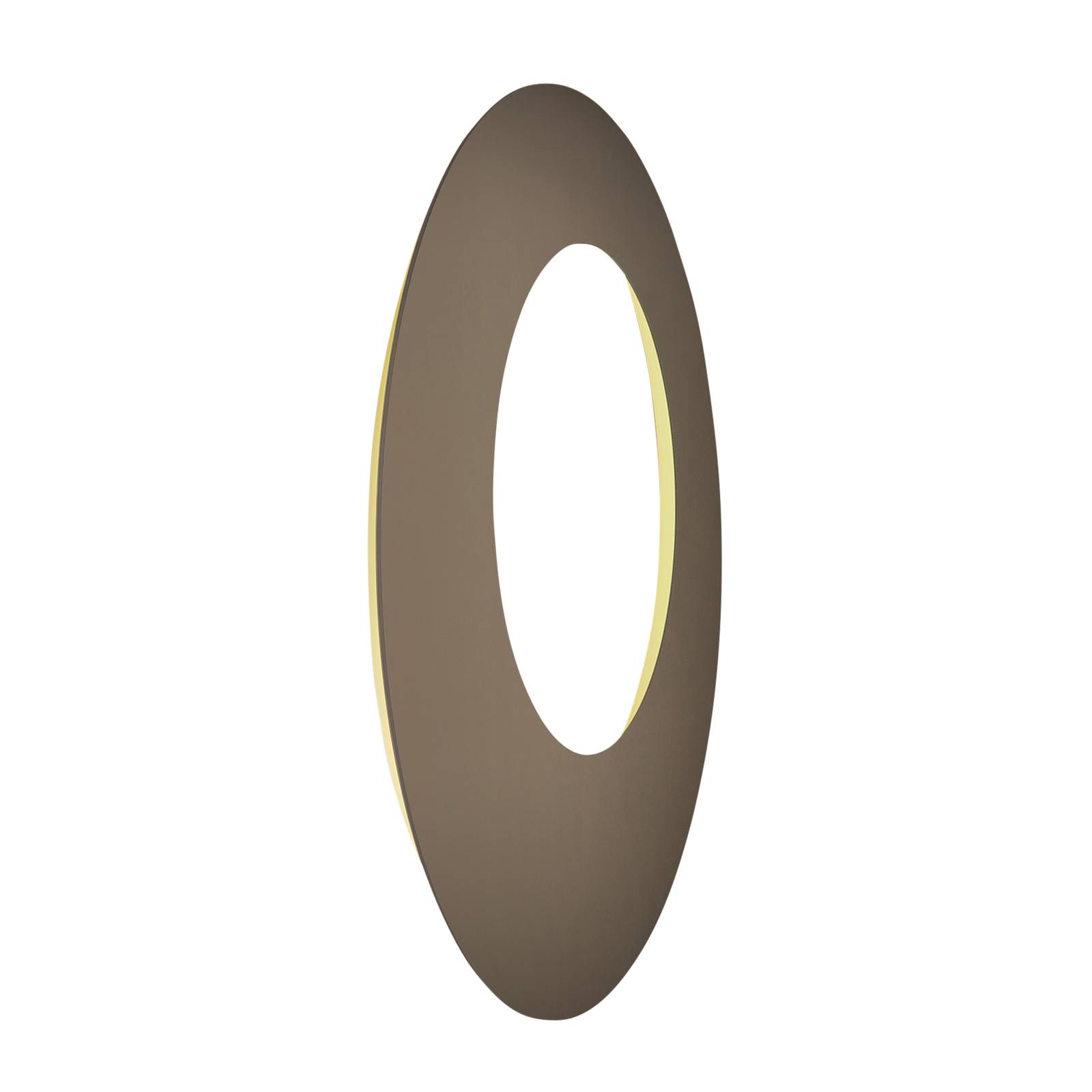 Escale Blade Open LED-Wandleuchte bronze Ø 79 cm
