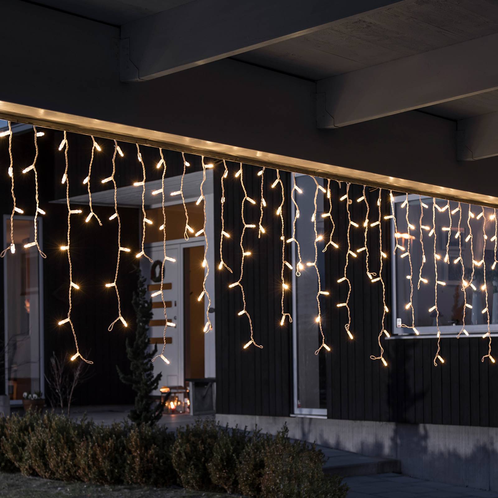 Konstsmide Christmas Moulded LED-Lichtervorhang 24V-System Start-Set