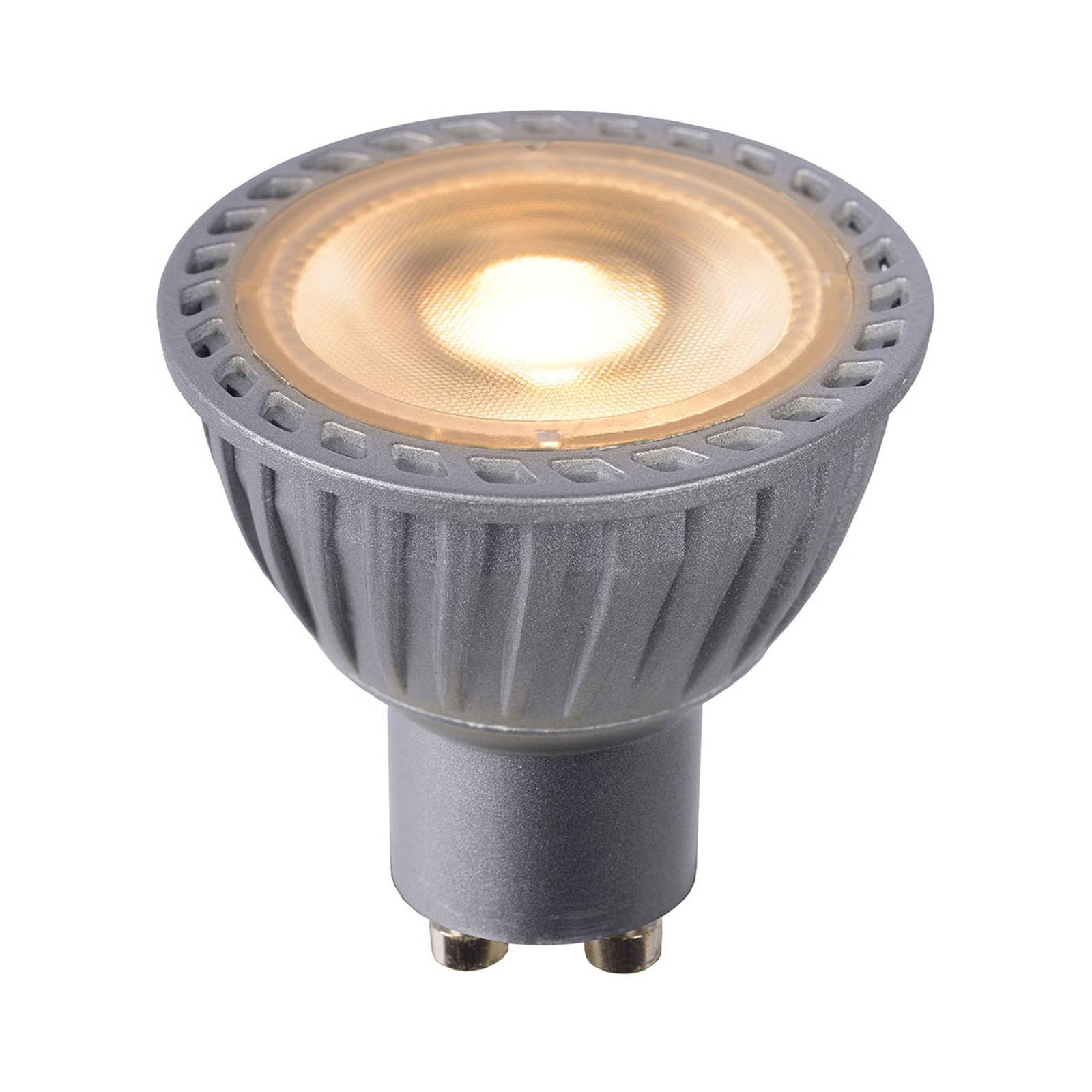 Lucide LED-Reflektor GU10 5W dim to warm, grau