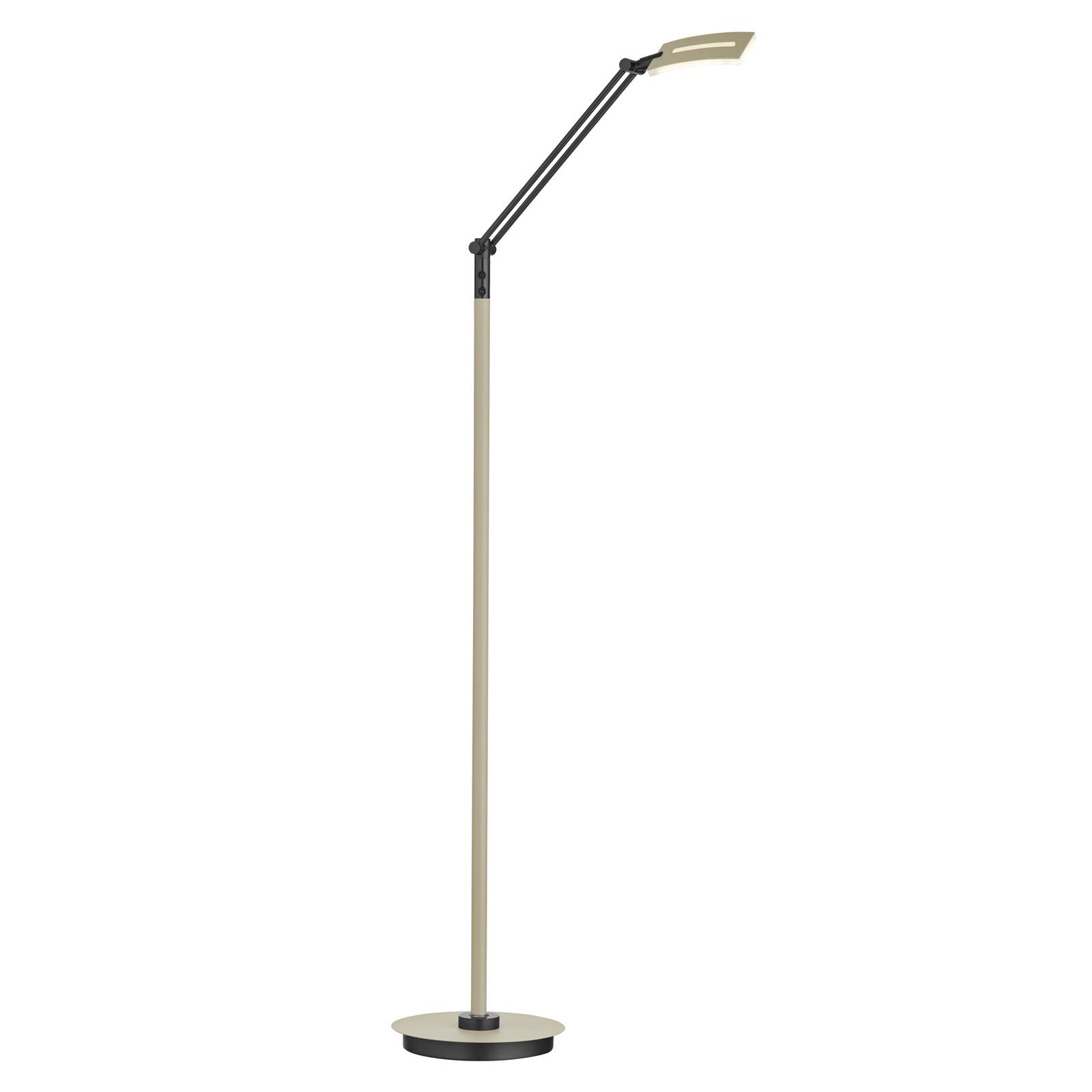 HELL LED-Bogenleuchte Evolo CCT, taupe