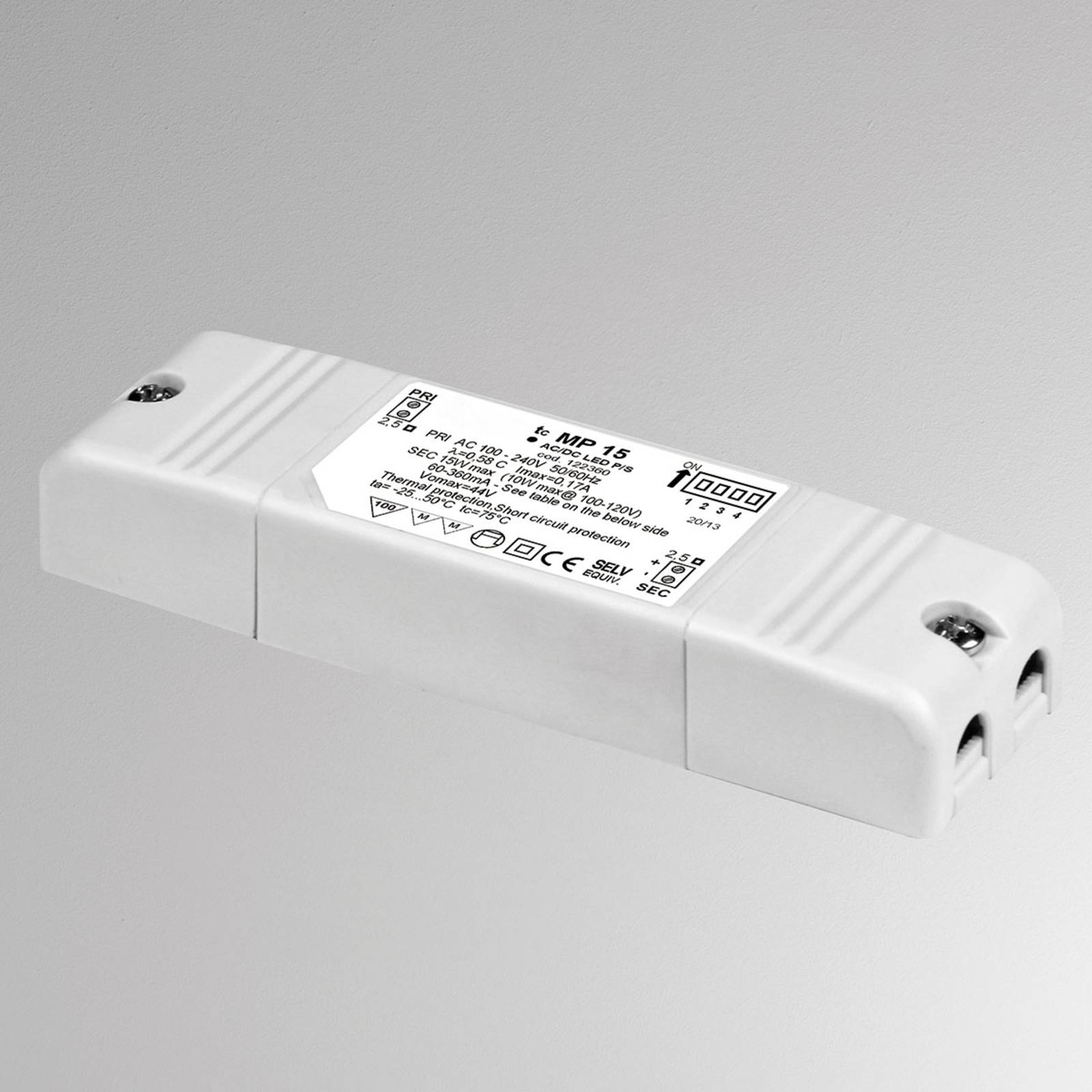 Molto Luce LED-Konverter MP15, einstellbar, nicht dimmbar