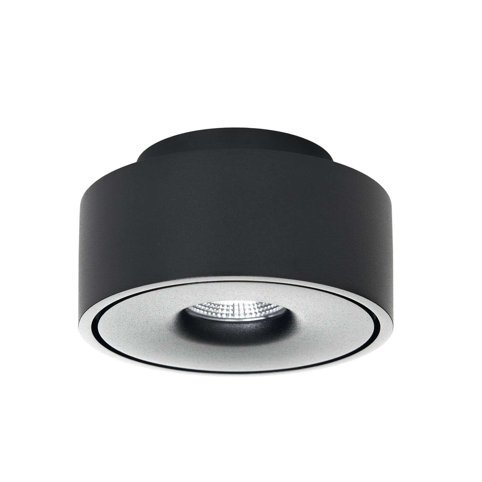 Arcchio Rotari LED-Deckenlampe schwenkbar, schwarz