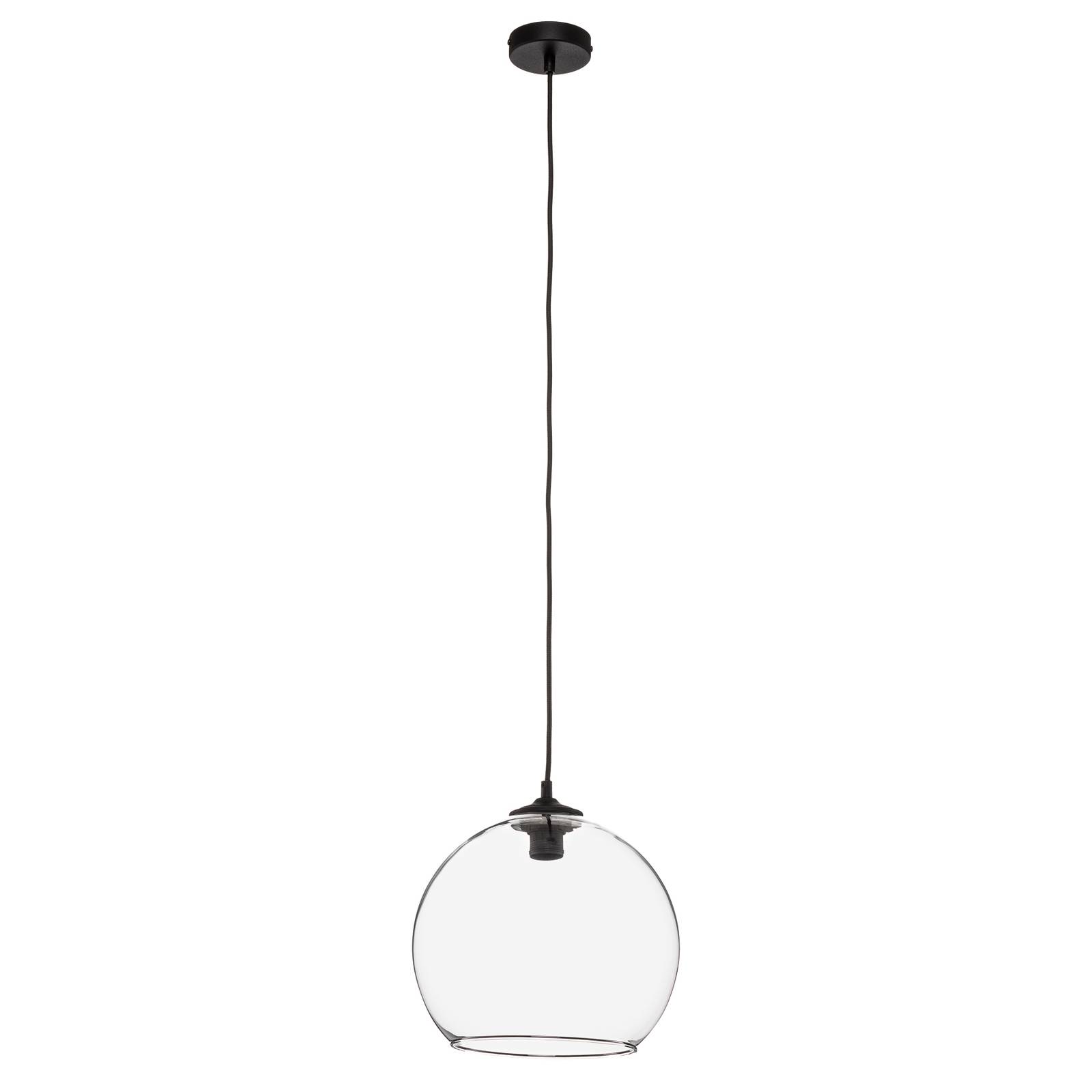 Solbika Lighting Hängelampe Ball Glas-Kugelschirm klar Ø 30cm