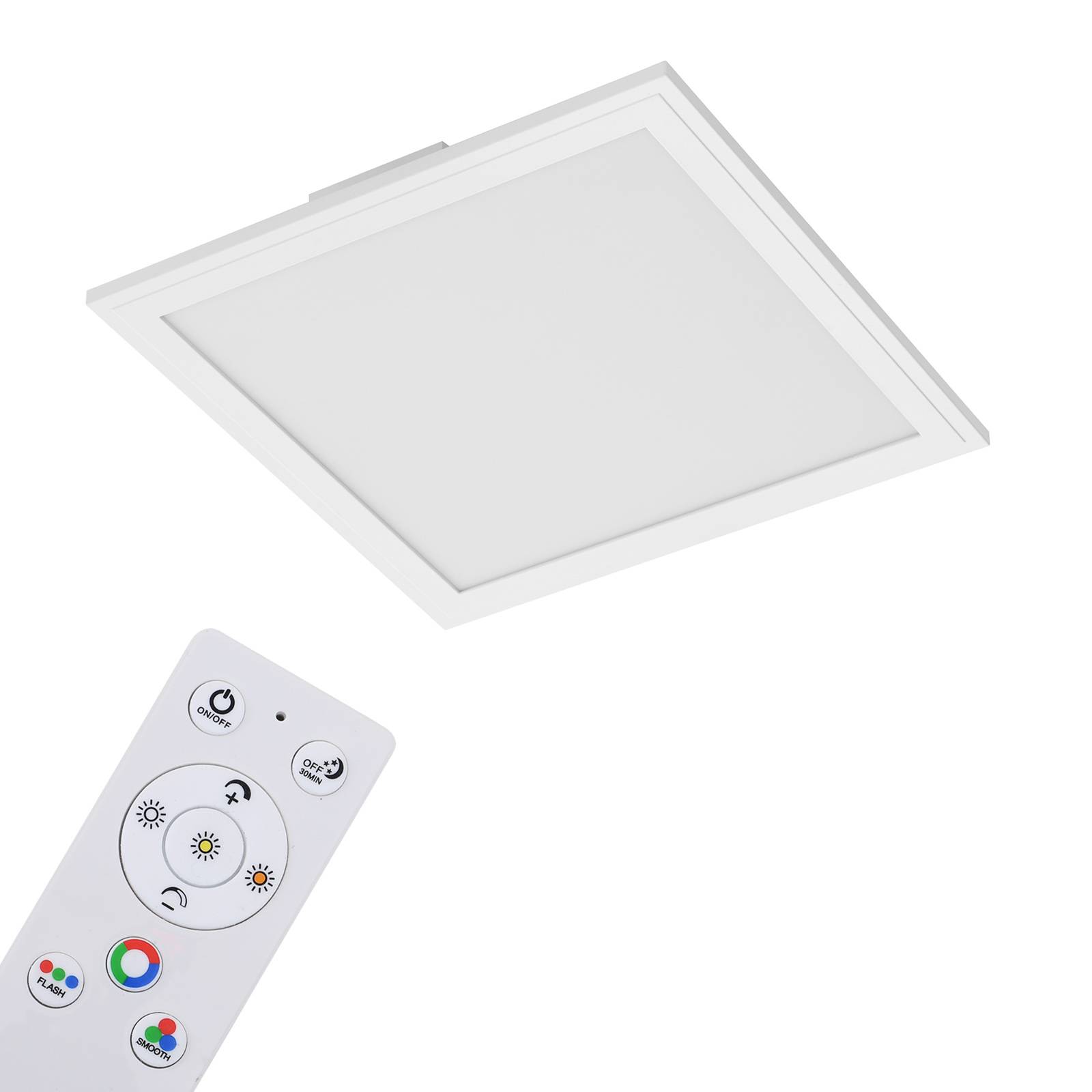 Briloner LED-Panel Colour 29,5cm x 29,5cm mit Fernbedienung