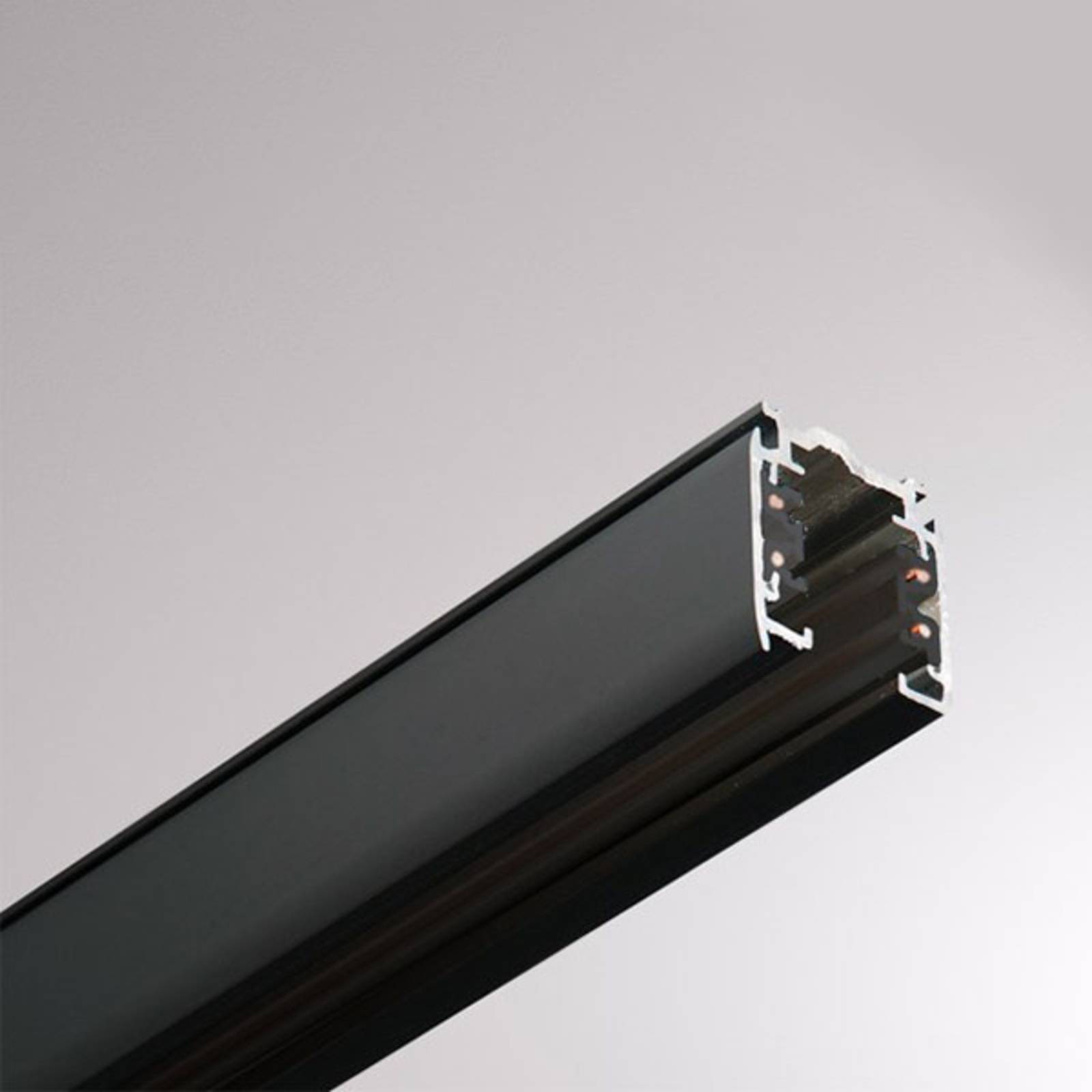 Global 3-Phasen-Stromschiene Noa Aufbau 100cm, schwarz