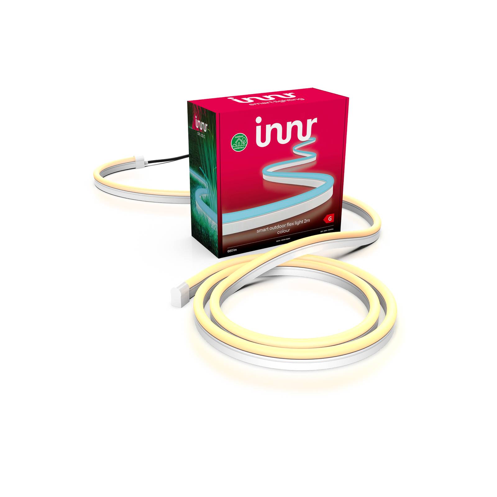 Innr Lighting Innr Smart Outdoor Flex Colour LED-Strip, 2m