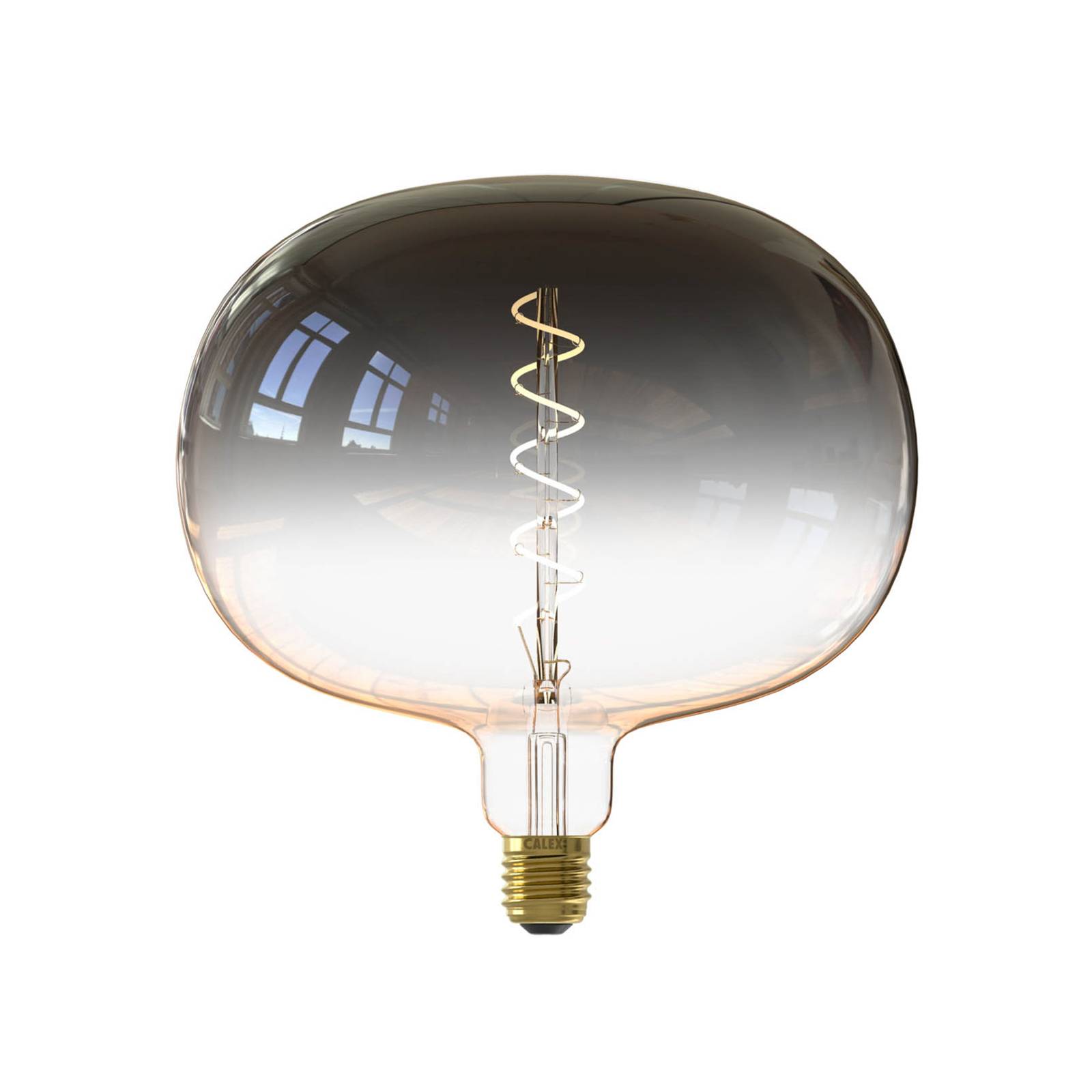 Calex Boden LED-Globe E27 5W Filament dimmbar grau