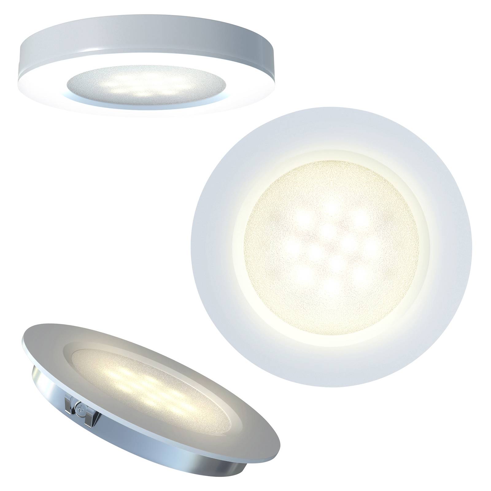 Innr Lighting Innr Puck Light LED-Einbaulampe, 3er Packung