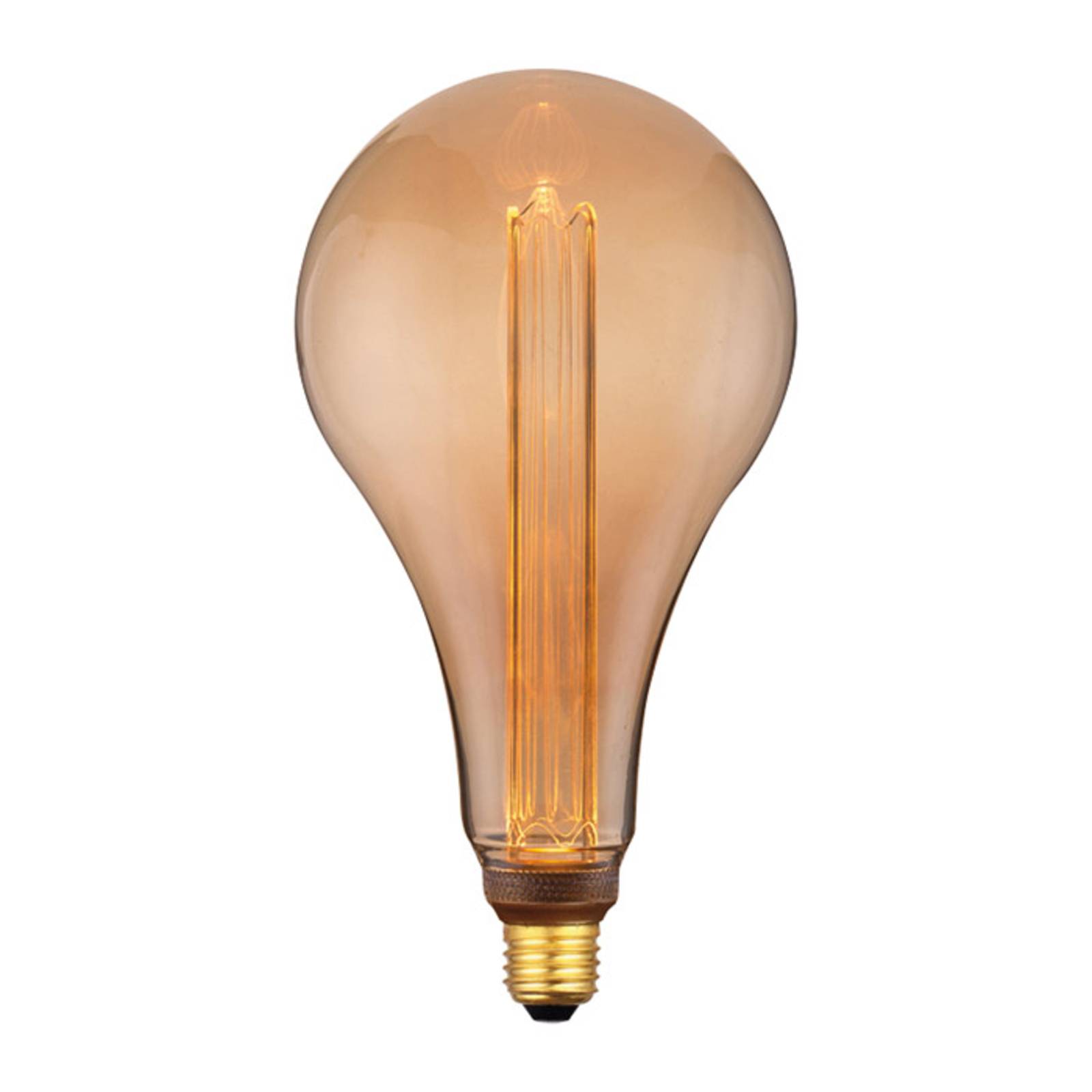 Freelight LED-Lampe E27 5W, warmweiß, 3-Step-dim, gold, 30cm