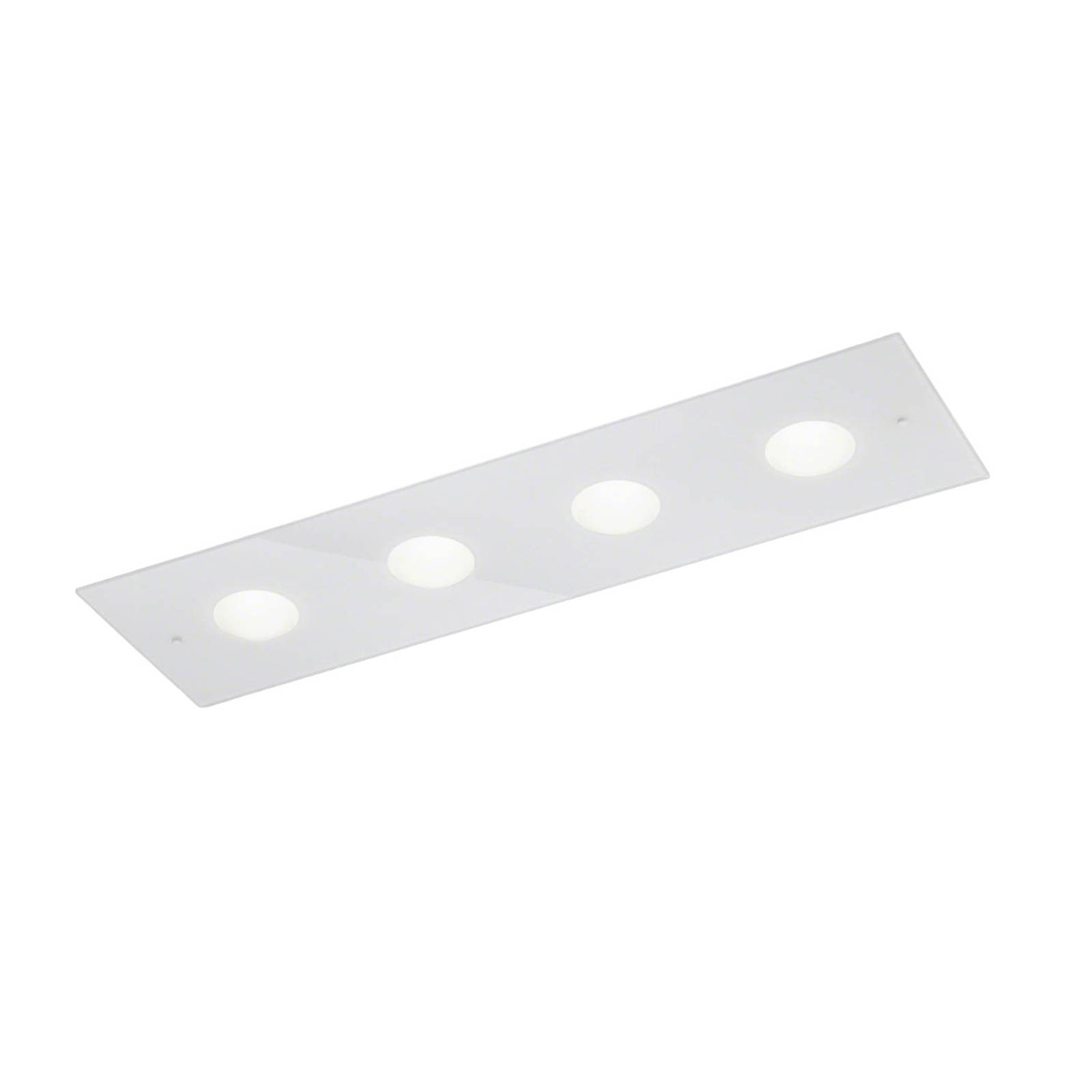 Helestra Nomi LED-Deckenleuchte 75x21cm dim weiß