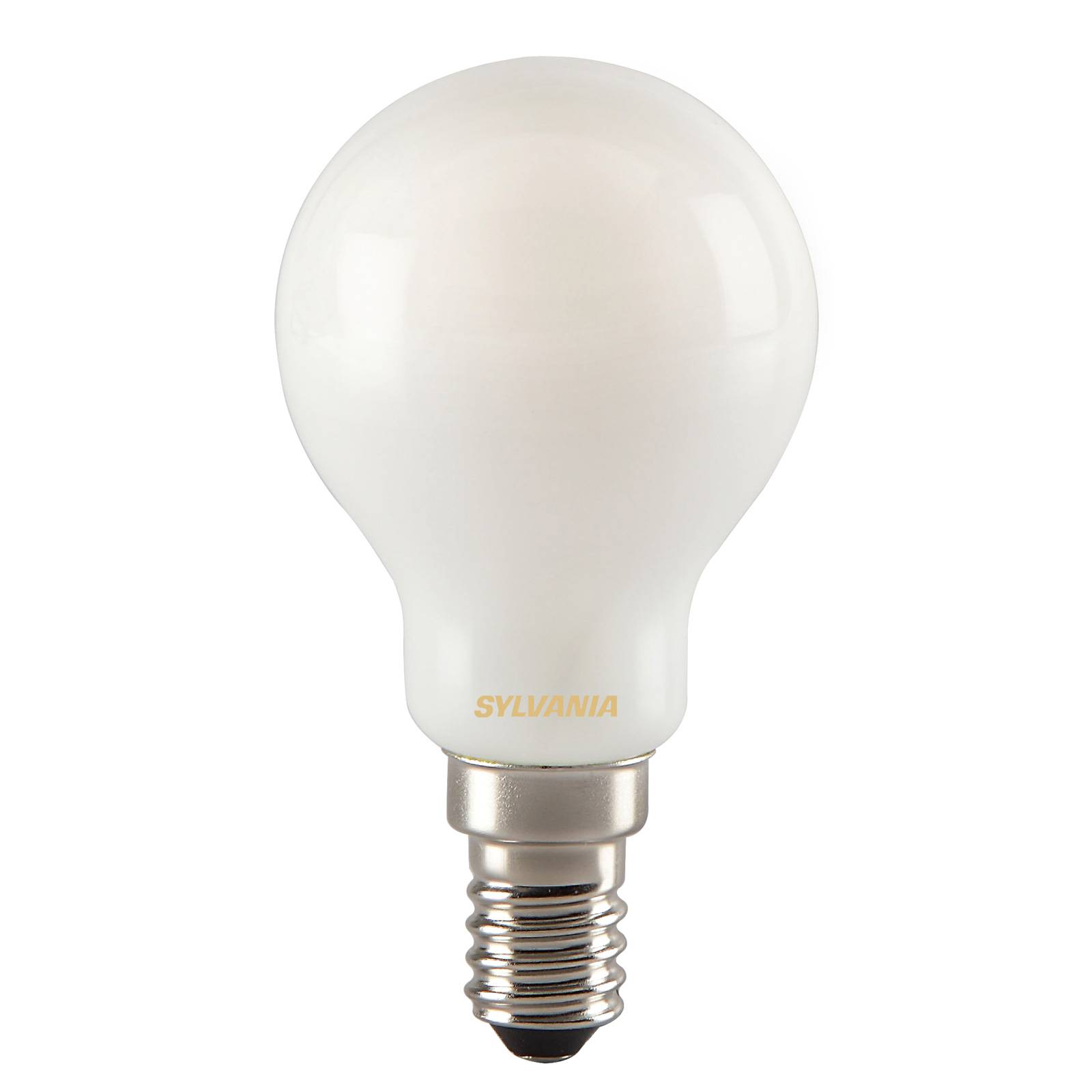 Sylvania LED-Tropfenlampe E14 ToLEDo RT Ball 4,5W 827 satin